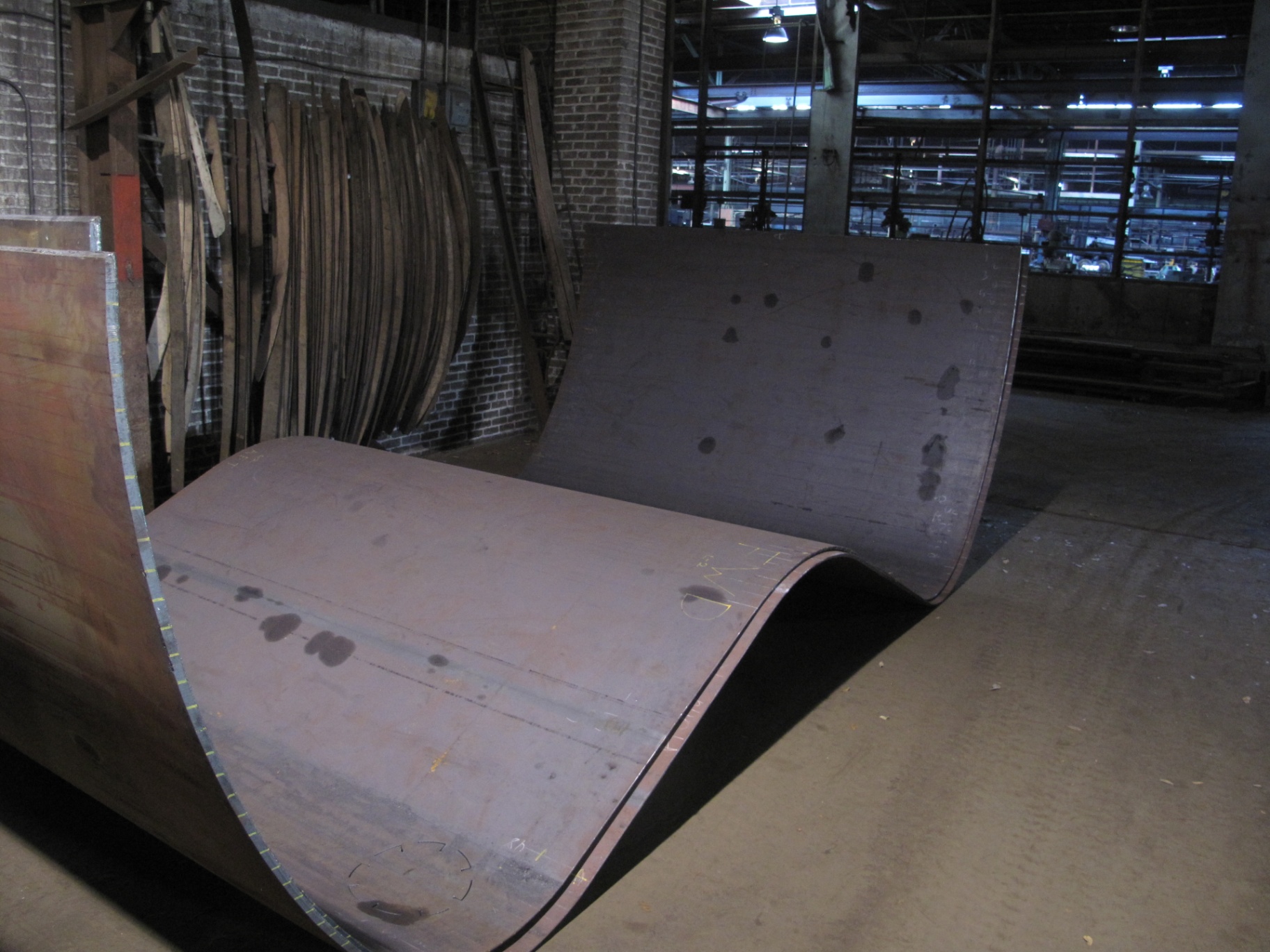 Image of heavy plate forming shop