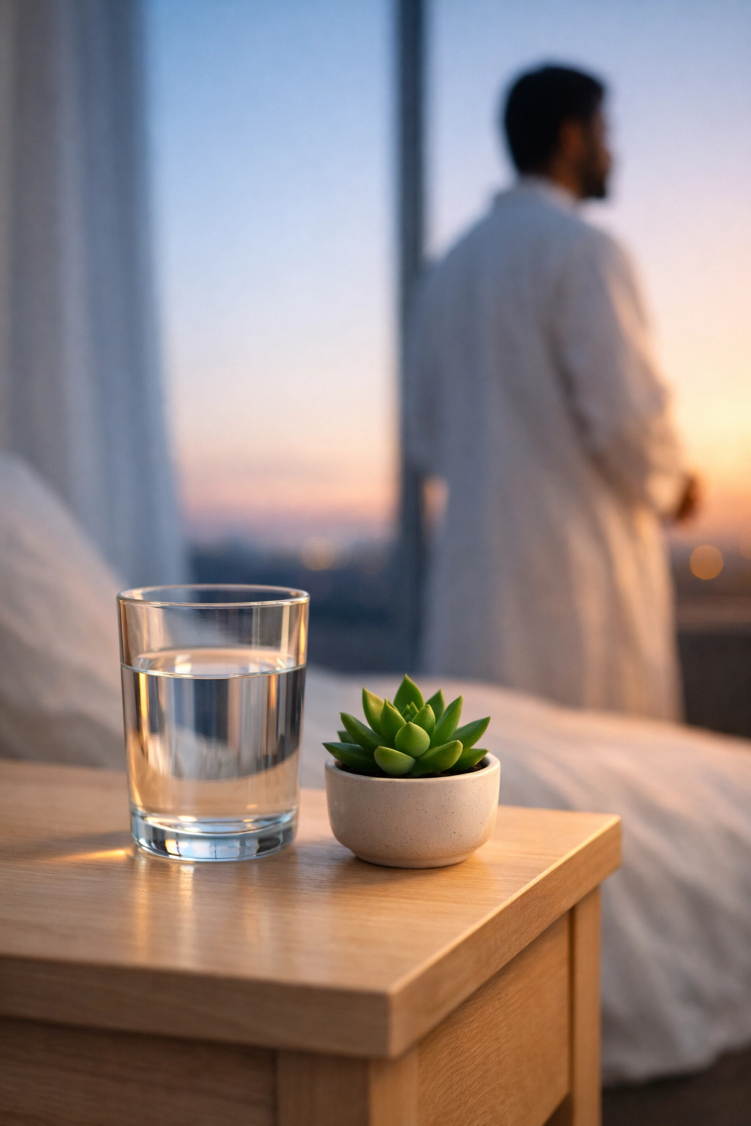 Close-up of a smartphone showing a chaotic social feed with a calm morning garden blurred behind it, illustrating how avoiding early stress supports nervous system regulation and how to overcome anxiety.