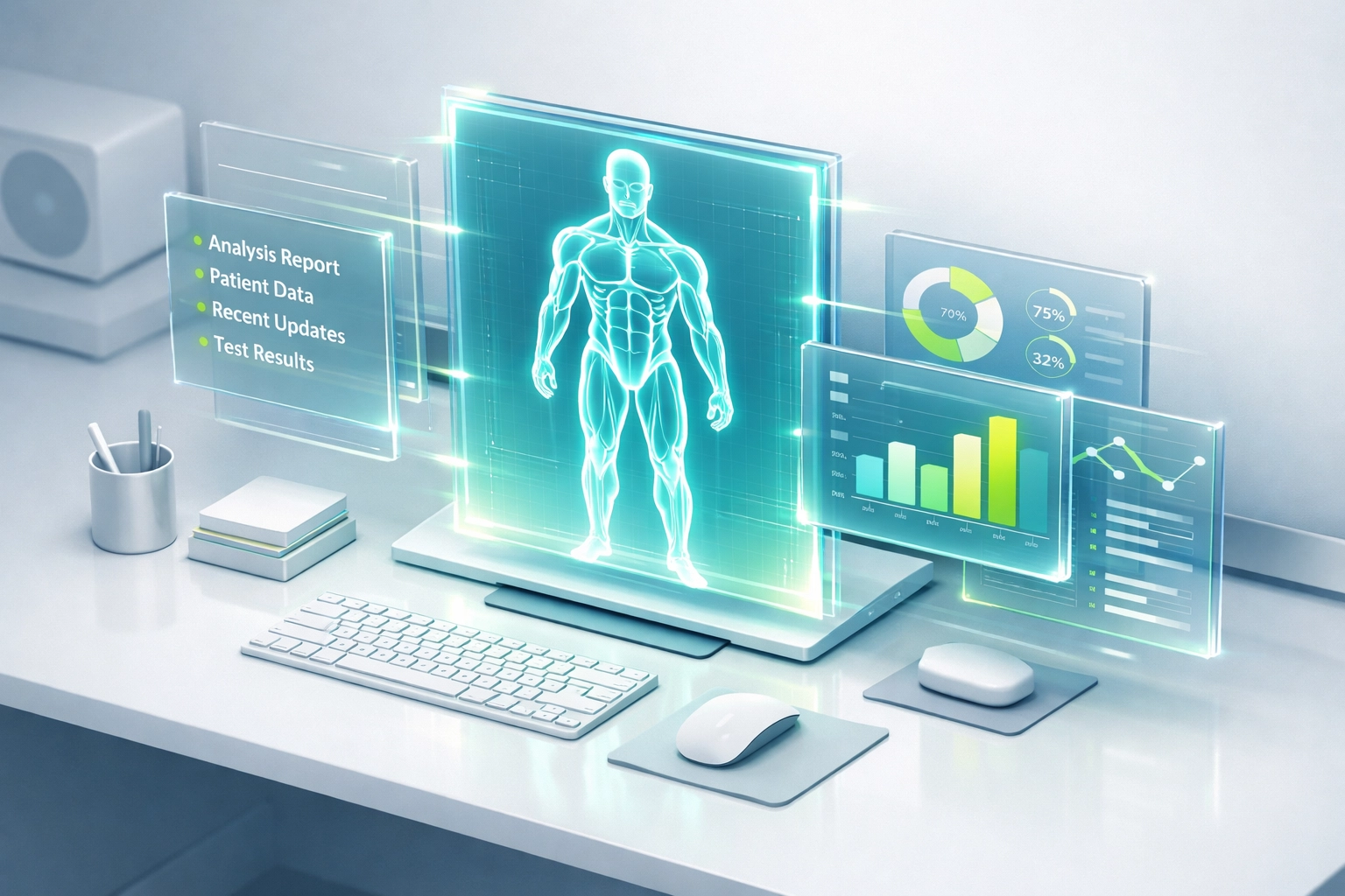 Visualizing structured wellness data and anatomy charts to improve AI search visibility and answer accuracy.