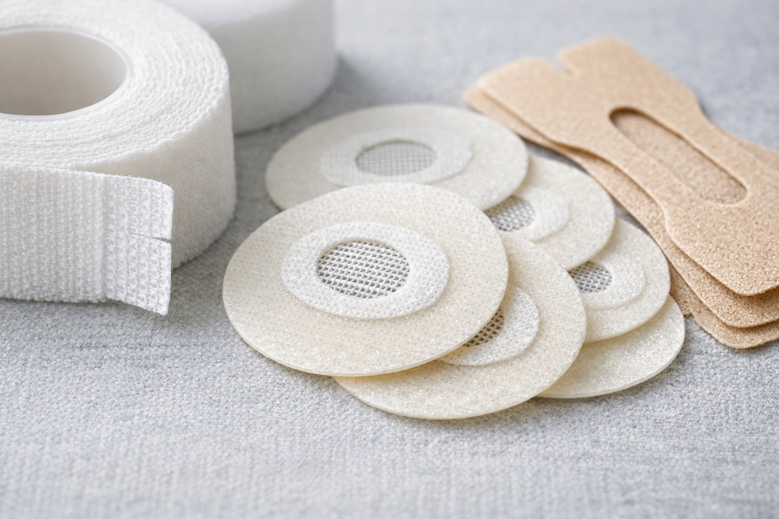 Various types of professional mouth tape and strips for improving nasal breathing during sleep.