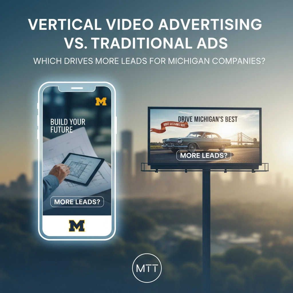 Vertical Video Advertising vs. Traditional Ads: Which Drives More Leads for Michigan Companies?