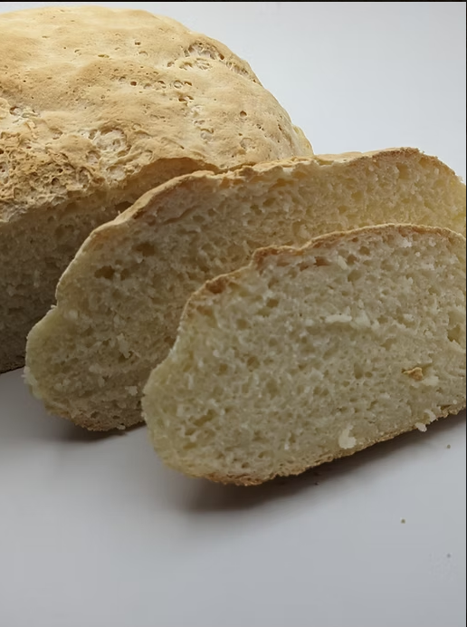 Freshly baked rustic bread