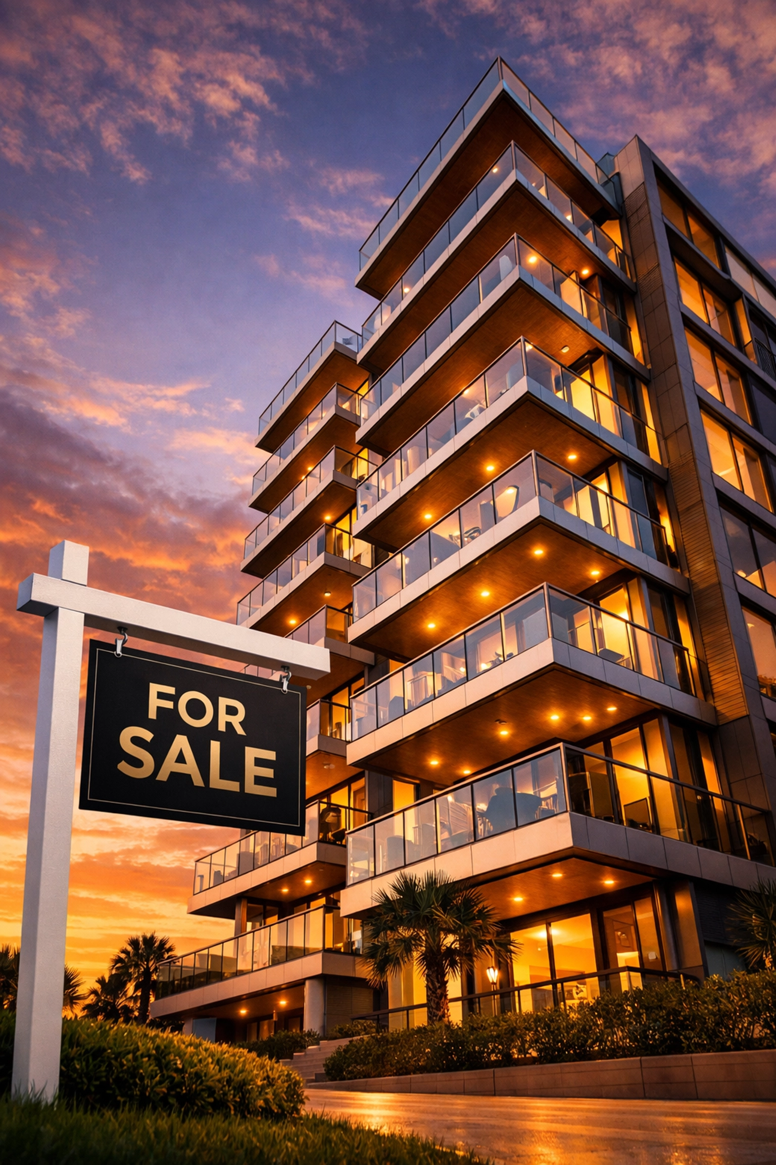 Modern luxury apartment building for real estate syndication investment opportunity