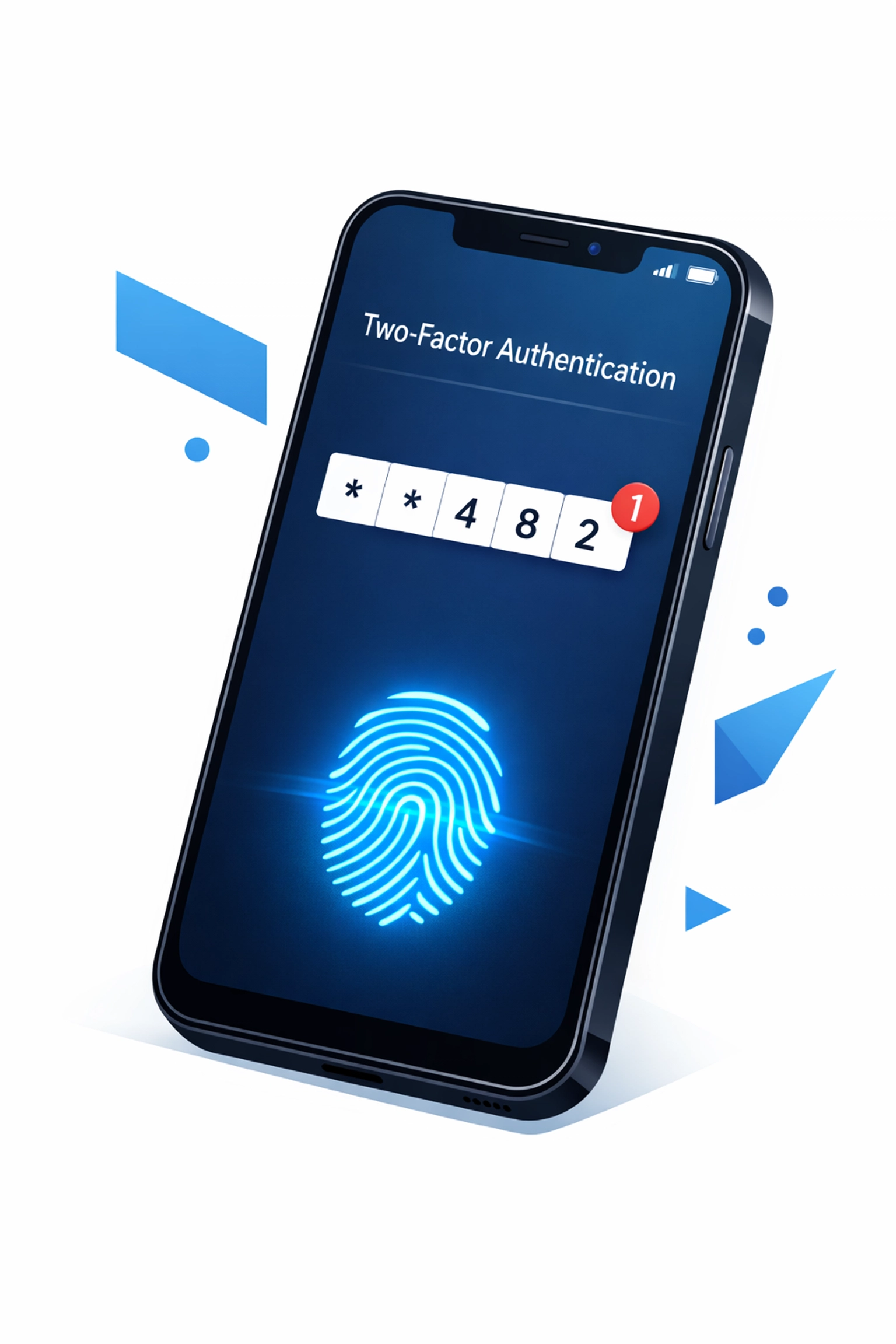 Multi-factor authentication on smartphone for enhanced business security