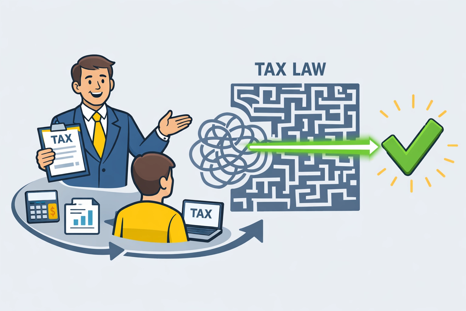 A concierge tax pro in New Haven guiding a client through complex 2026 tax filing requirements.