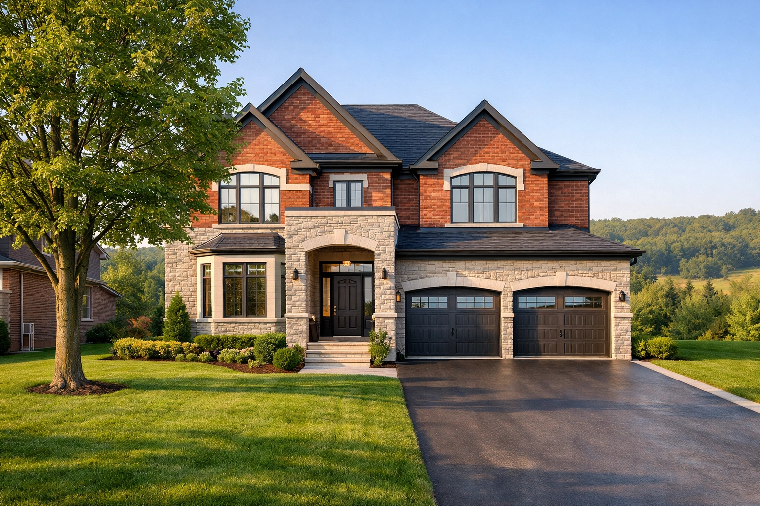 A beautiful two-storey detached house representing Stouffville real estate market trends and family living in 2026.