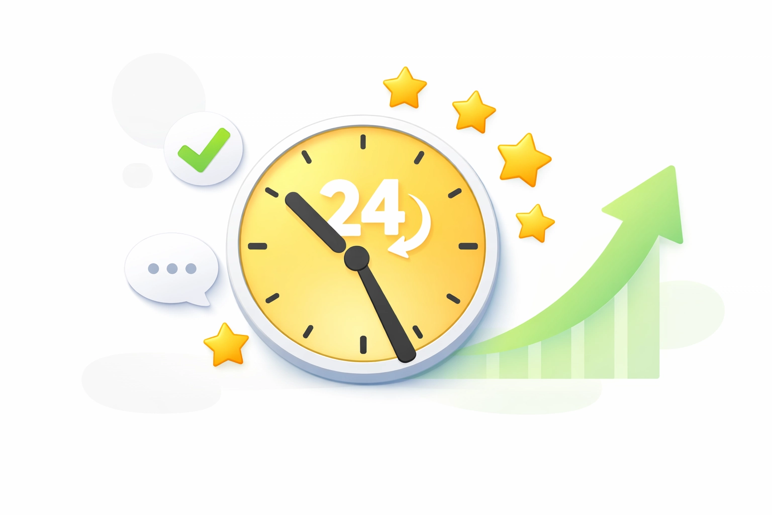 Gyors válaszadás Google véleményekre a jobb helyezésért és 5 csillagos értékelésekért.