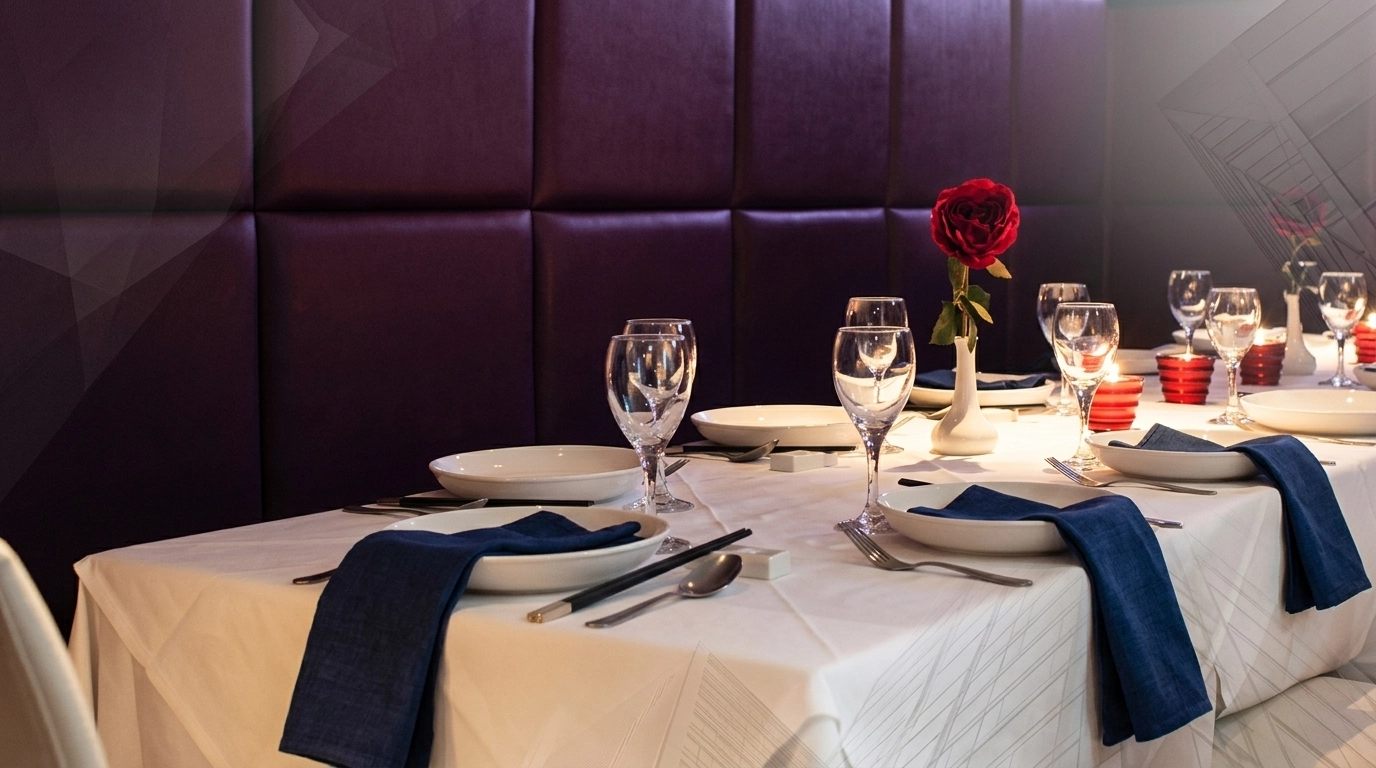 Στρωμένο τραπέζι εστιατορίου