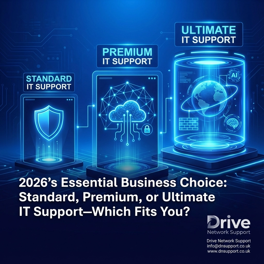 2026's Essential Business Choice: Standard, Premium, or Ultimate IT Support: Which Fits You?