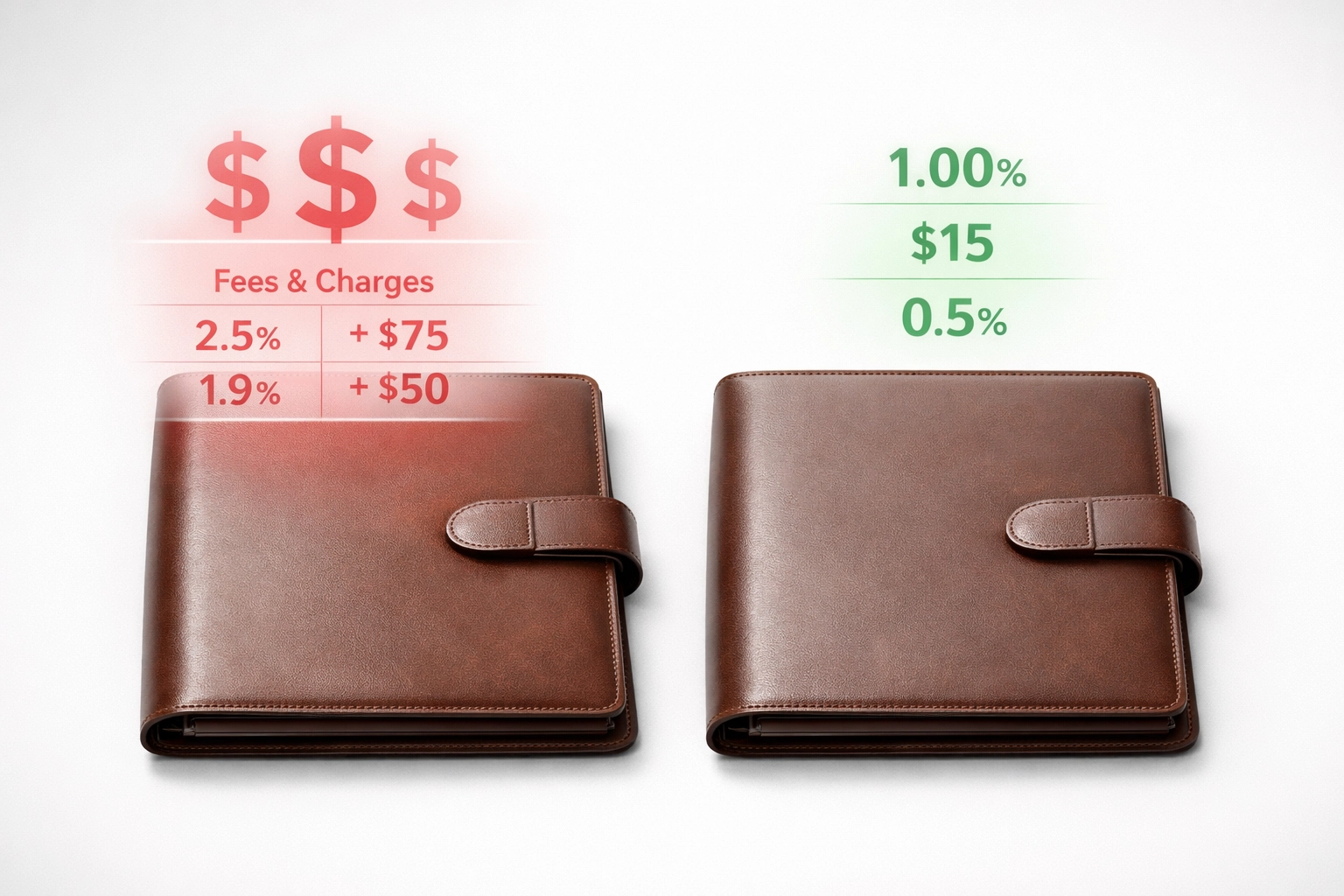 Comparison of transparent fiduciary fees versus hidden broker costs and commissions