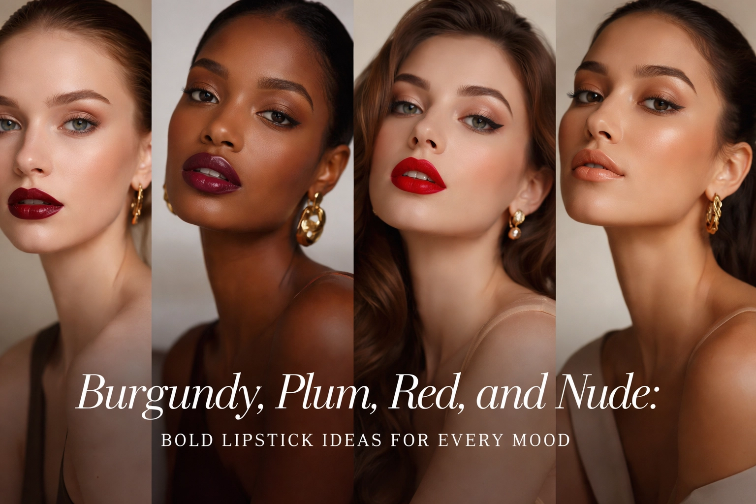 [HERO] Burgundy, Plum, Red, and Nude: Bold Lipstick Ideas for Every Mood