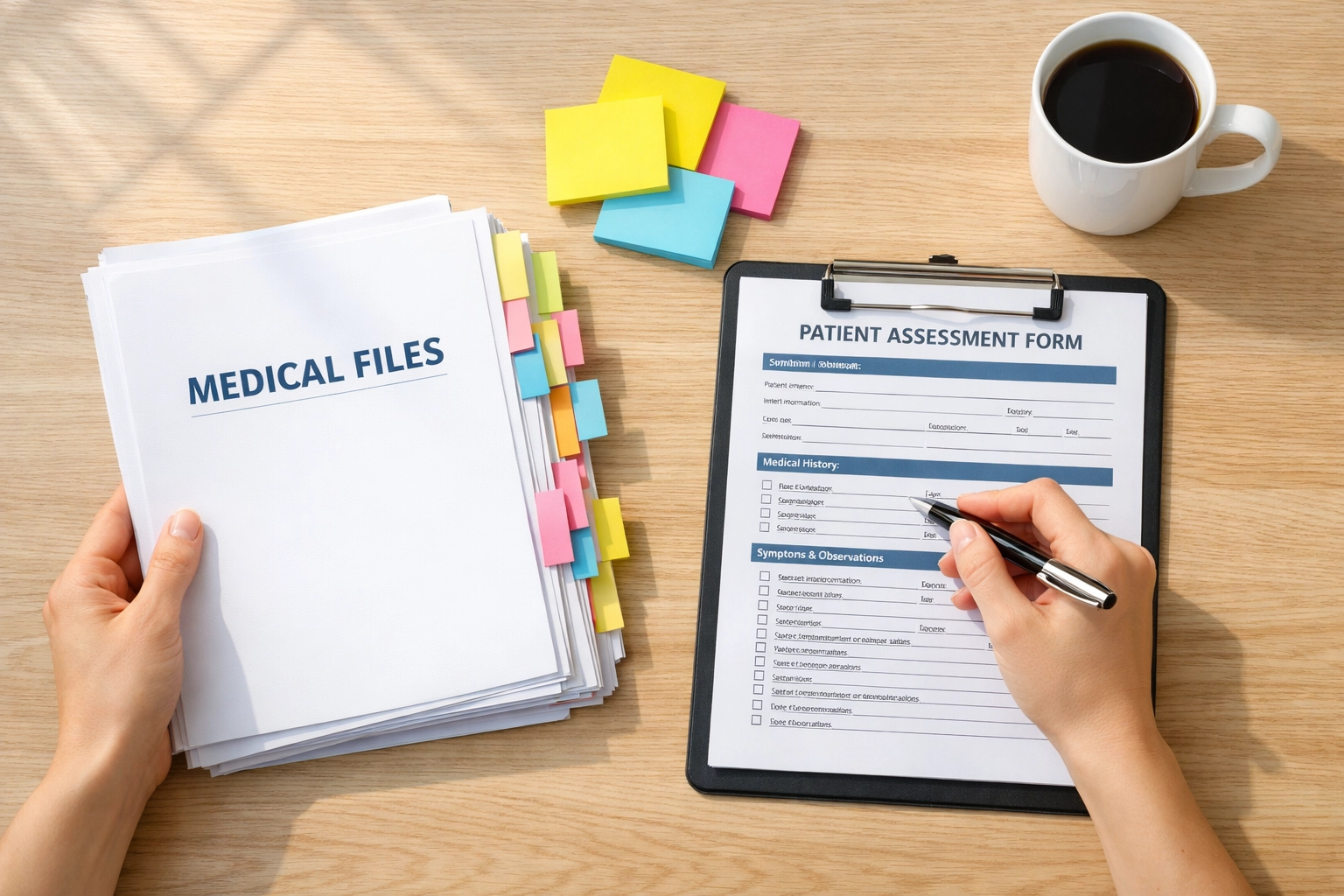 Organized medical records and documentation for Georgia ABA therapy authorization