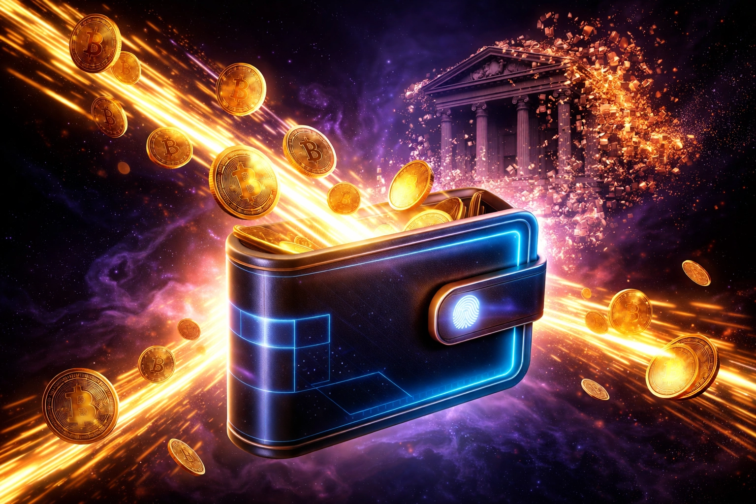 Self-custody crypto wallet receiving direct merchant payments without bank intermediaries in Web3 payments