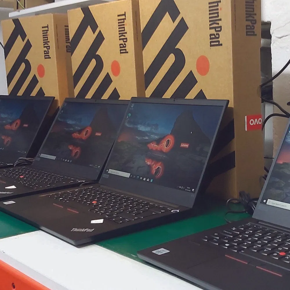 Lenovo thinkpads ready for deployment, highlighting our capability to supply and configure business laptops