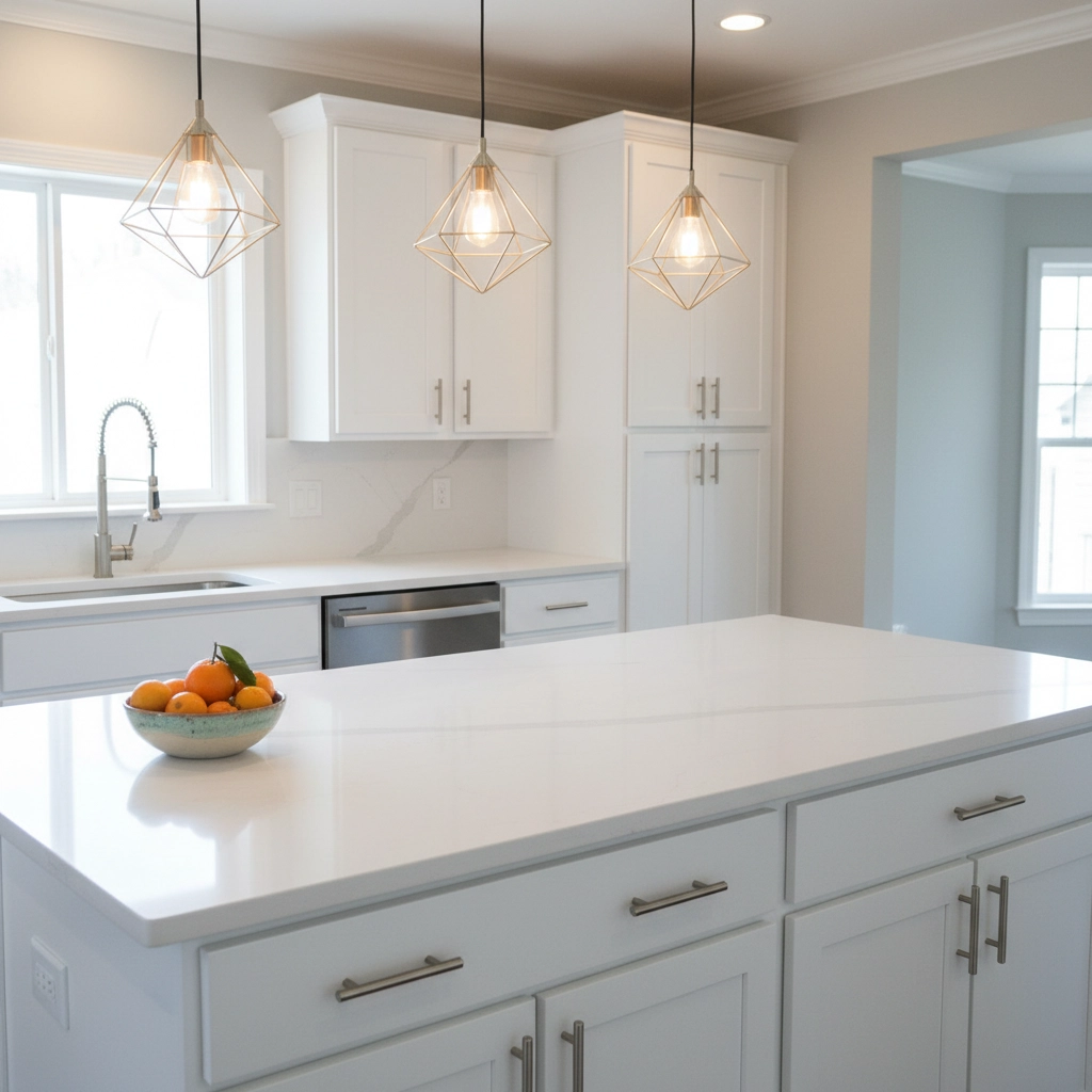 Modern kitchen after prepping home for sale in NJ