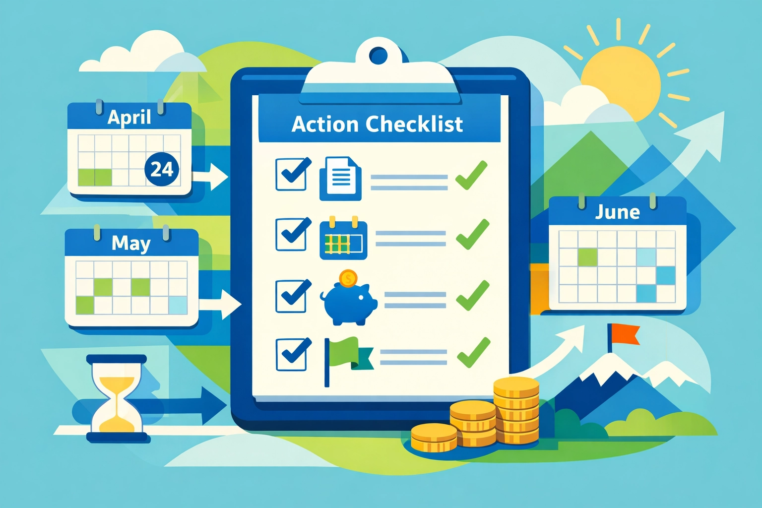 Tax preparation checklist with action items for maximizing 2026 refund