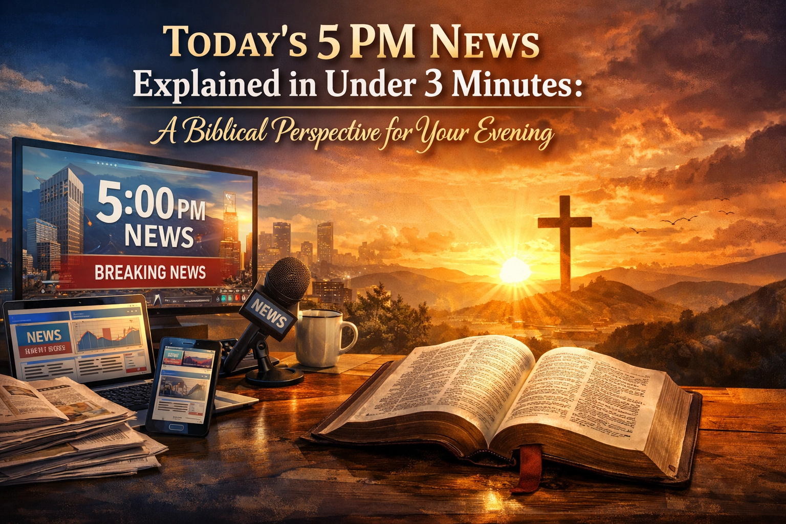 [HERO] Today’s 5 PM News Explained in Under 3 Minutes: A Biblical Perspective for Your Evening