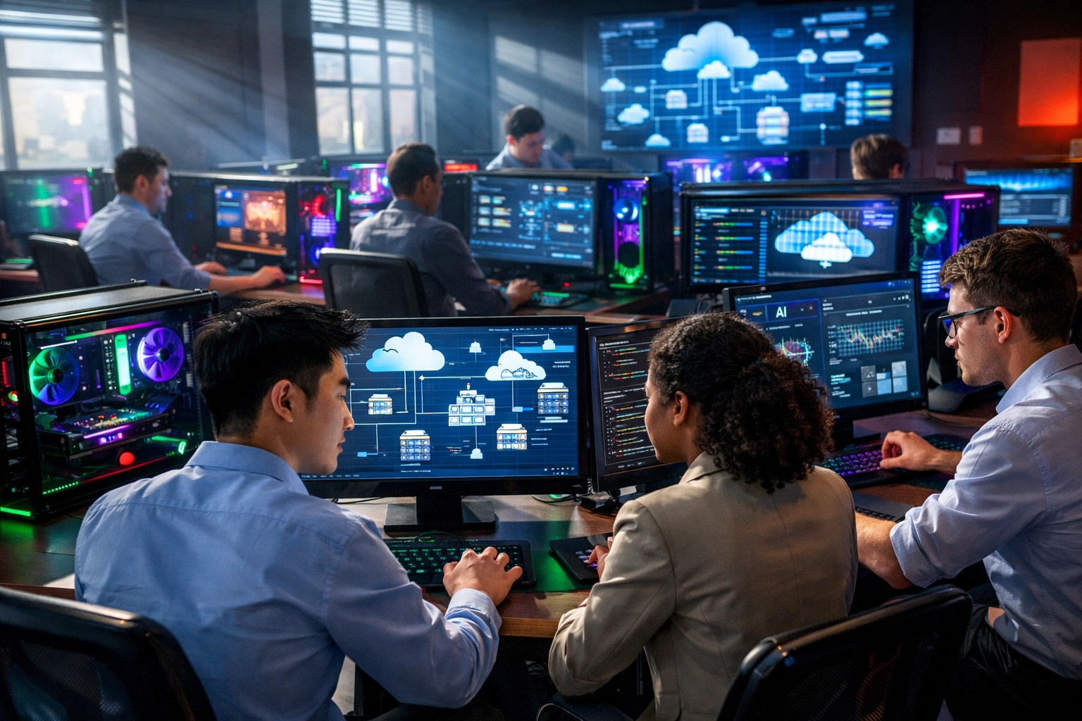 Esports training facility transformed into tech learning center for career-ready workforce development