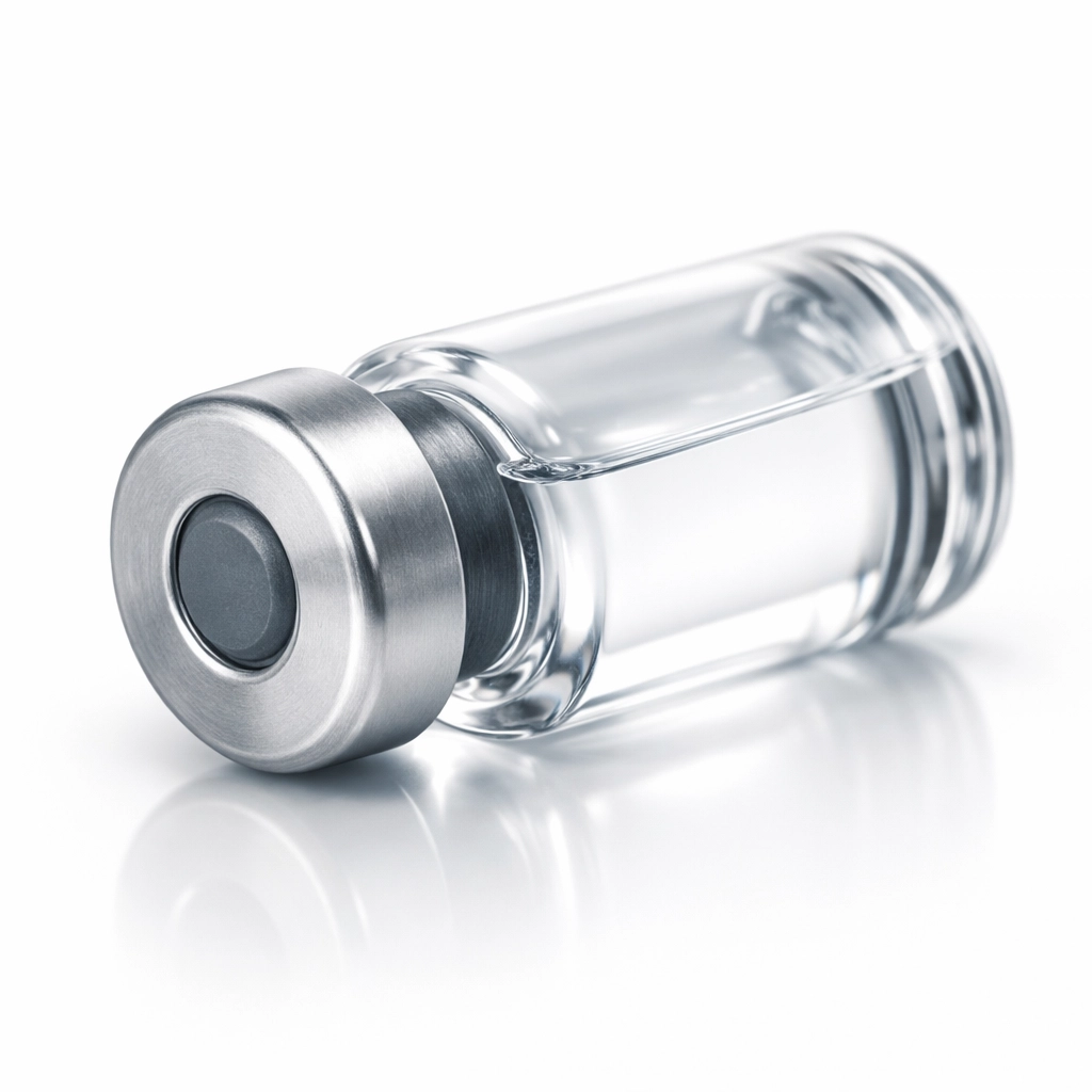 High-purity research peptide vial symbolizing the future of molecular health.