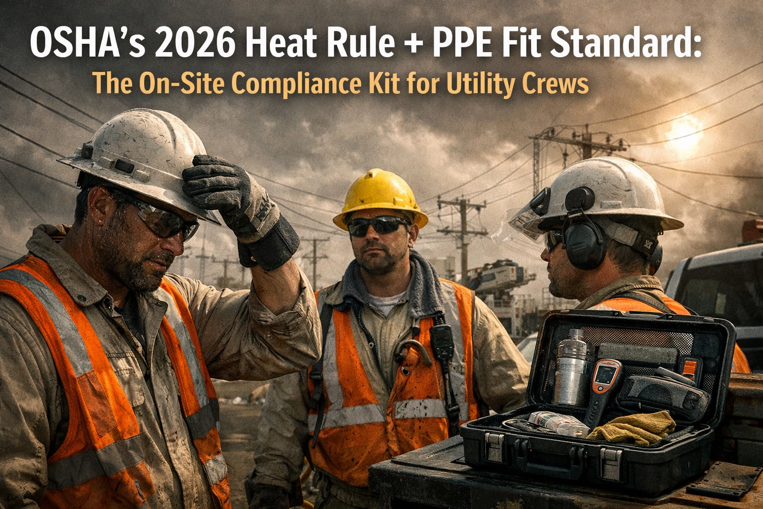 [HERO] OSHA's 2026 Heat Rule + PPE Fit Standard: The On-Site Compliance Kit for Utility Crews