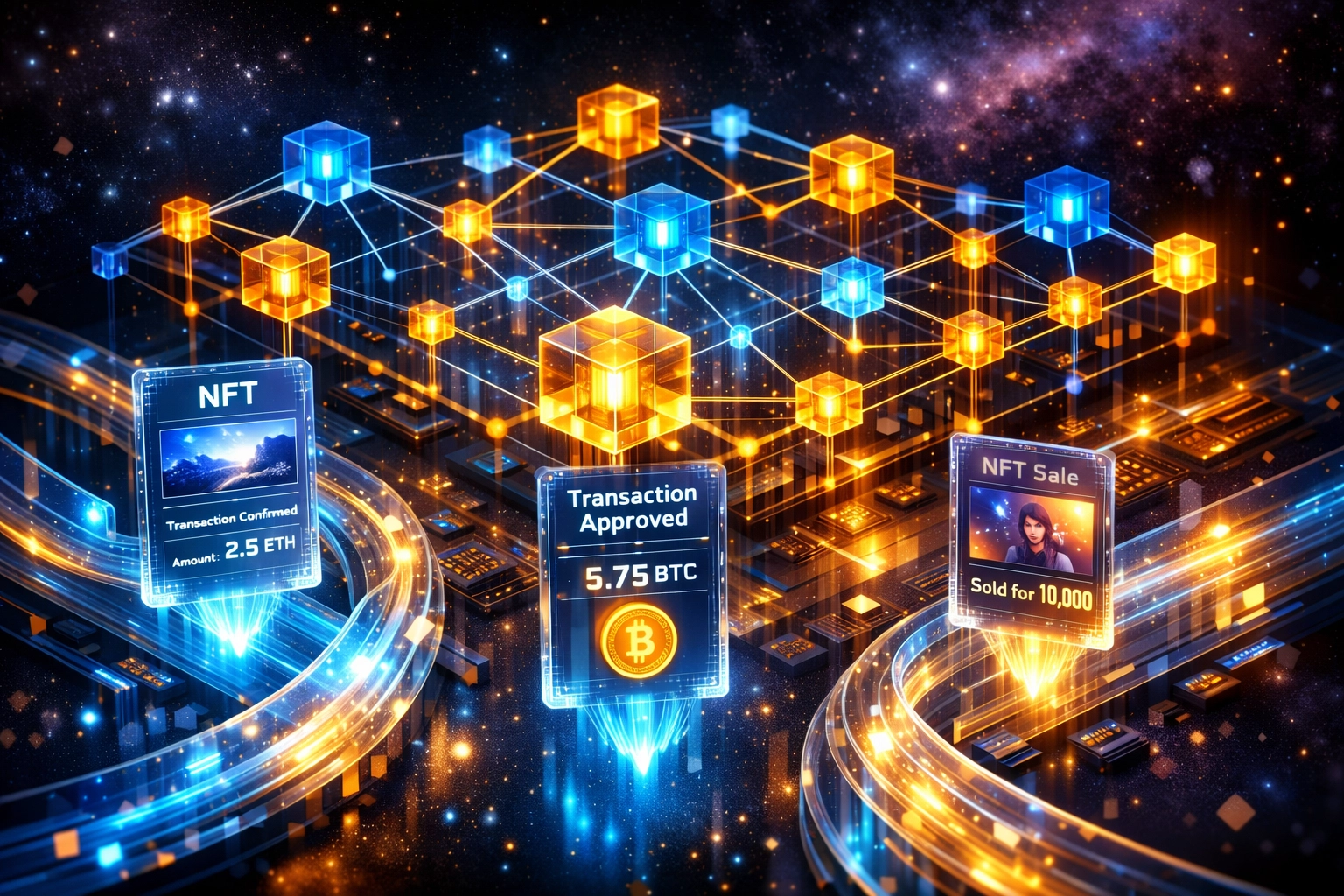 LareBlocks Layer 1 blockchain network with NFT receipts and protocol-level commerce features