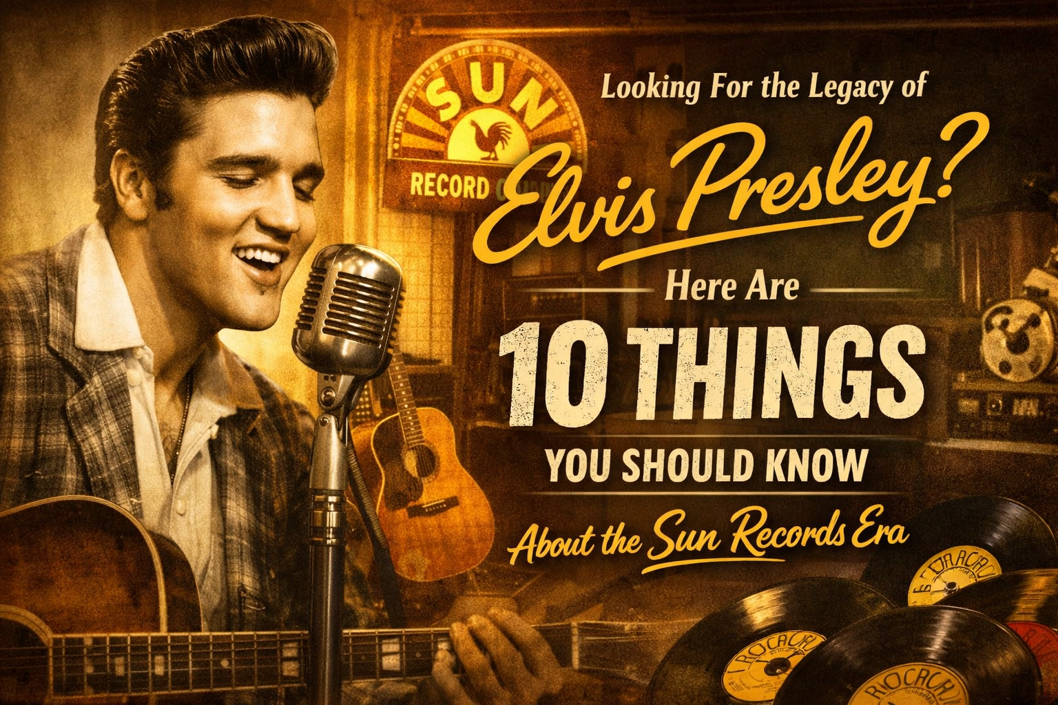 Looking For the Legacy of Elvis Presley? Here Are 10 Things You Should Know About the Sun Records Era