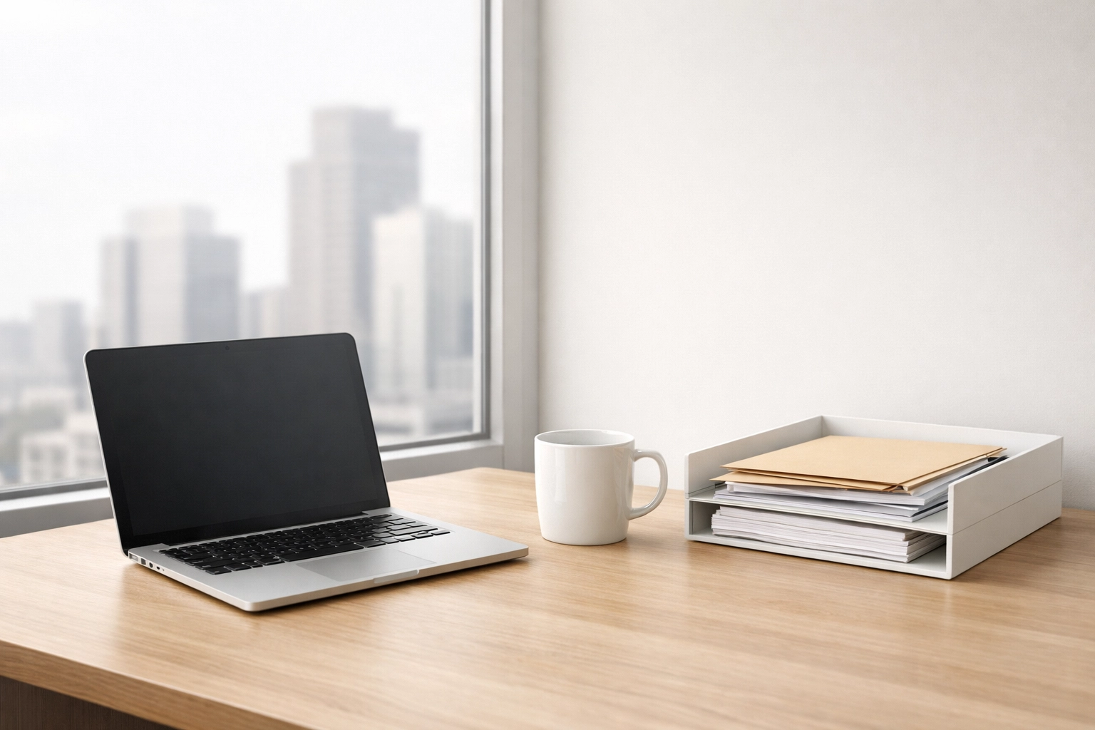Modern office setup symbolizing professional tax preparer documentation and PTIN registration accuracy.