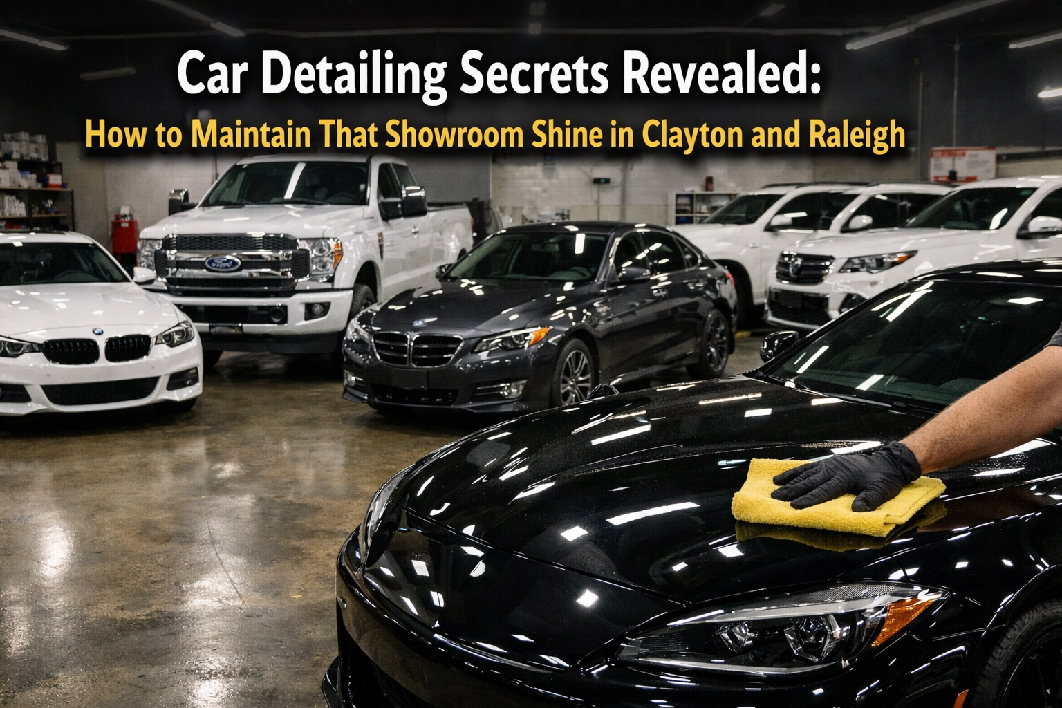 [HERO] Car Detailing Secrets Revealed: How to Maintain That Showroom Shine in Clayton and Raleigh