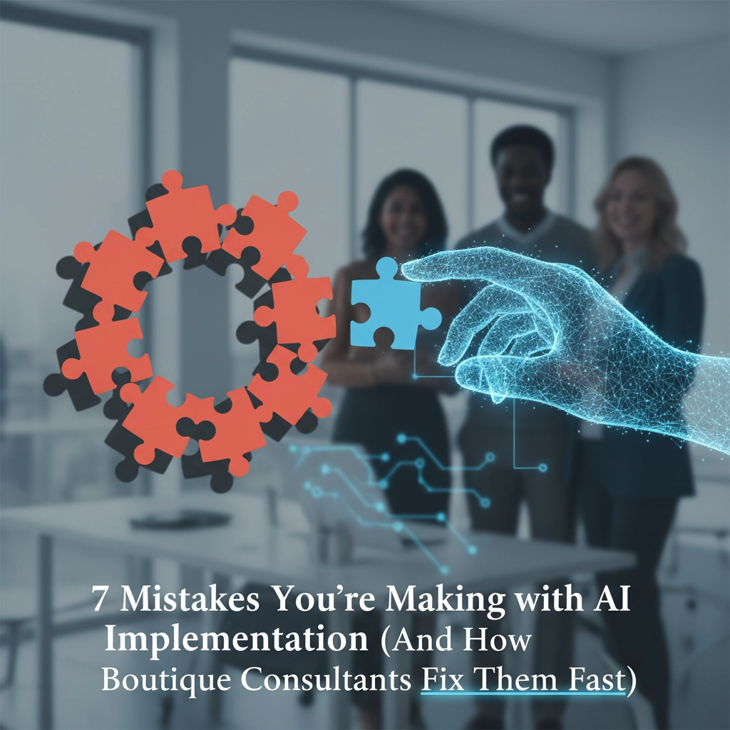 7 Mistakes You're Making with AI Implementation (And How Boutique Consultants Fix Them Fast)