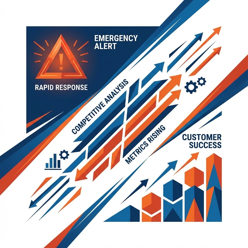 Rapid instructional design for customer education hero showing modern collaborative workspace with digital training content development