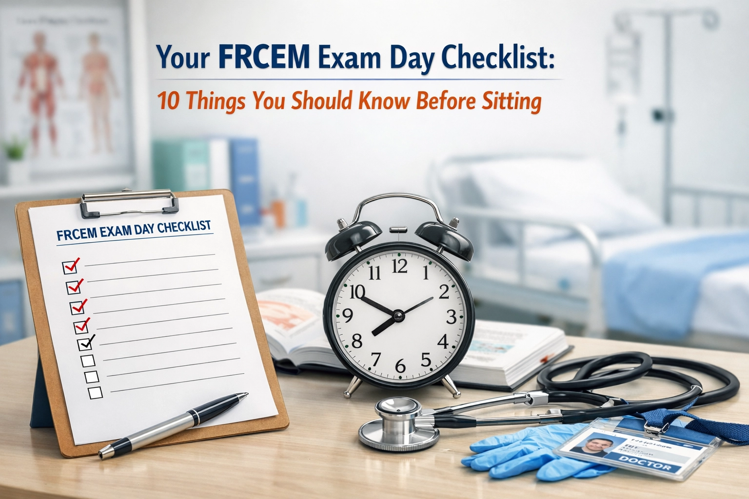 [HERO] Your FRCEM Exam Day Checklist: 10 Things You Should Know Before Sitting