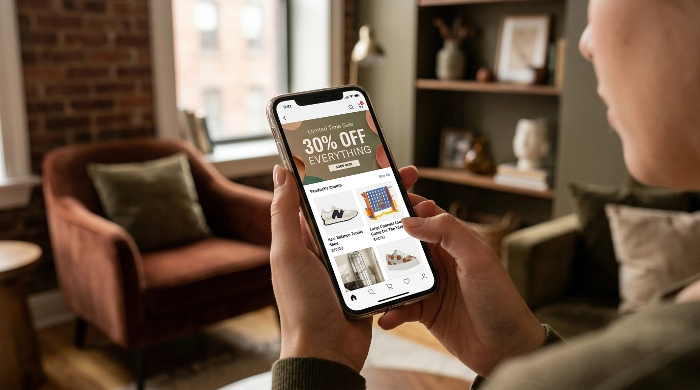 Shopping on Smartphone