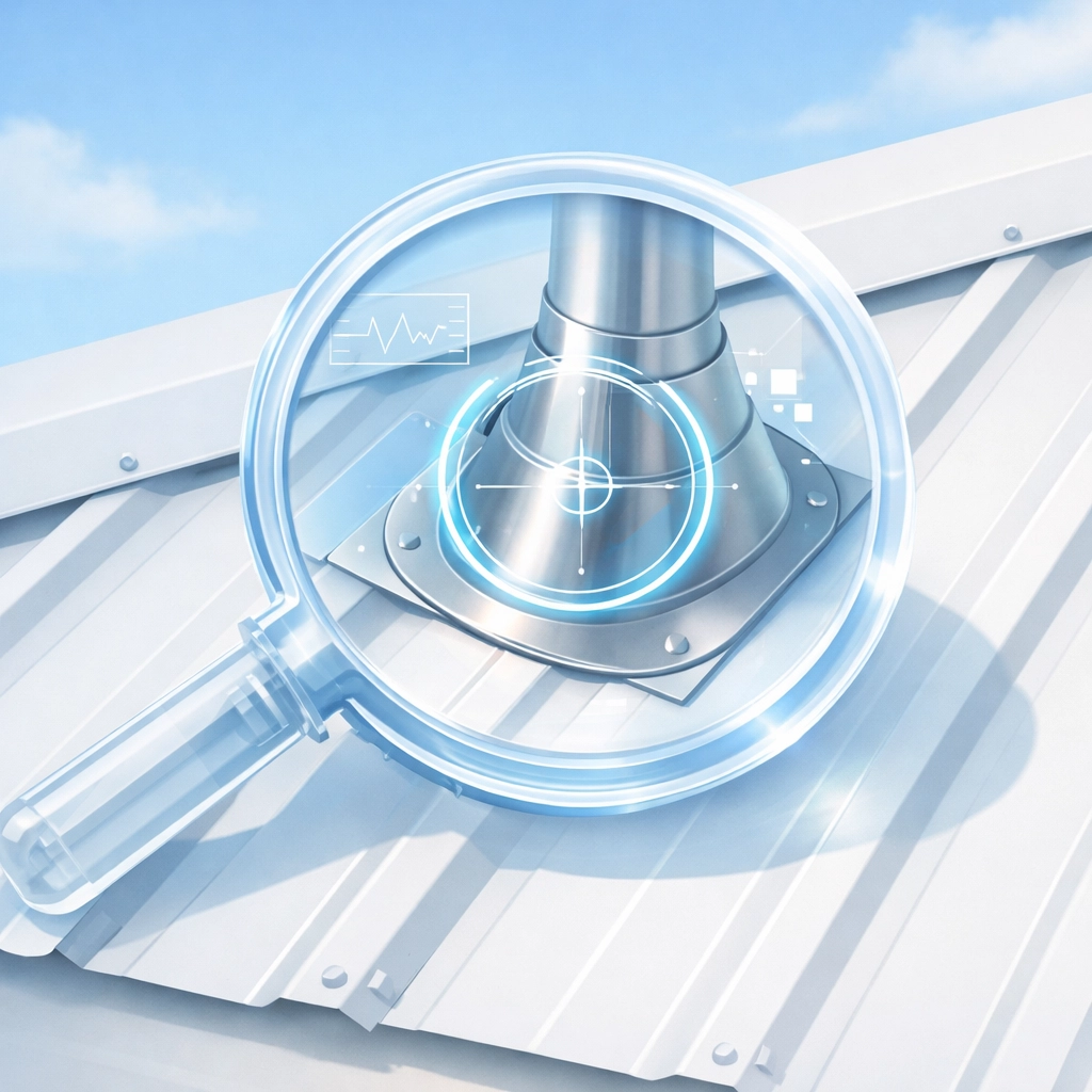 Specialized leak detection on a metal roof to ensure durability for Northern Beaches coastal homes.