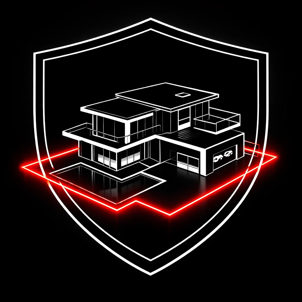 Conceptual view of a protected luxury home reflecting high ROI from new siding installation.