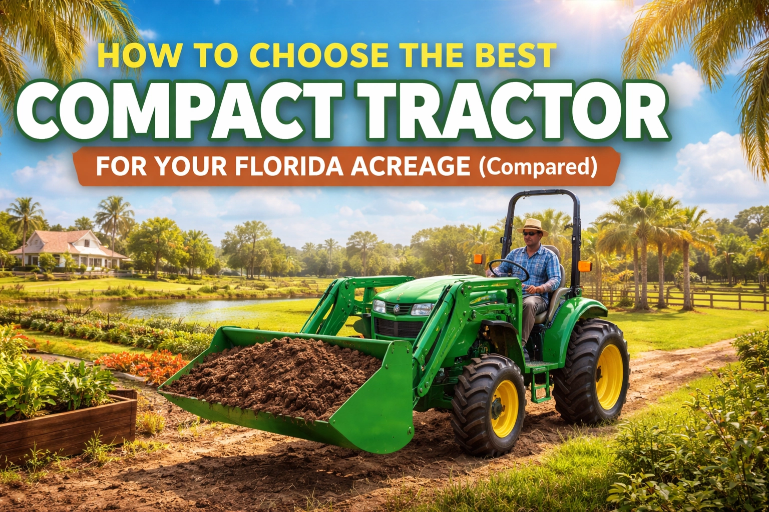 [HERO] How to Choose the Best Compact Tractor for Your Florida Acreage (Compared)