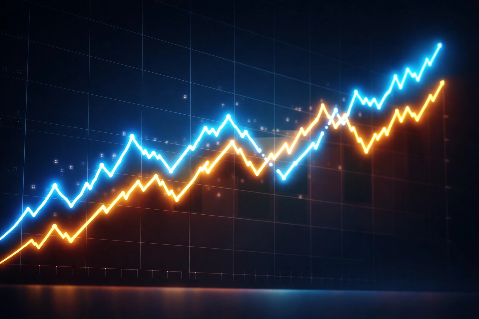 Financial chart illustrating stocks and bonds moving in sync, highlighting positive correlation and challenges for the traditional 60/40 portfolio.
