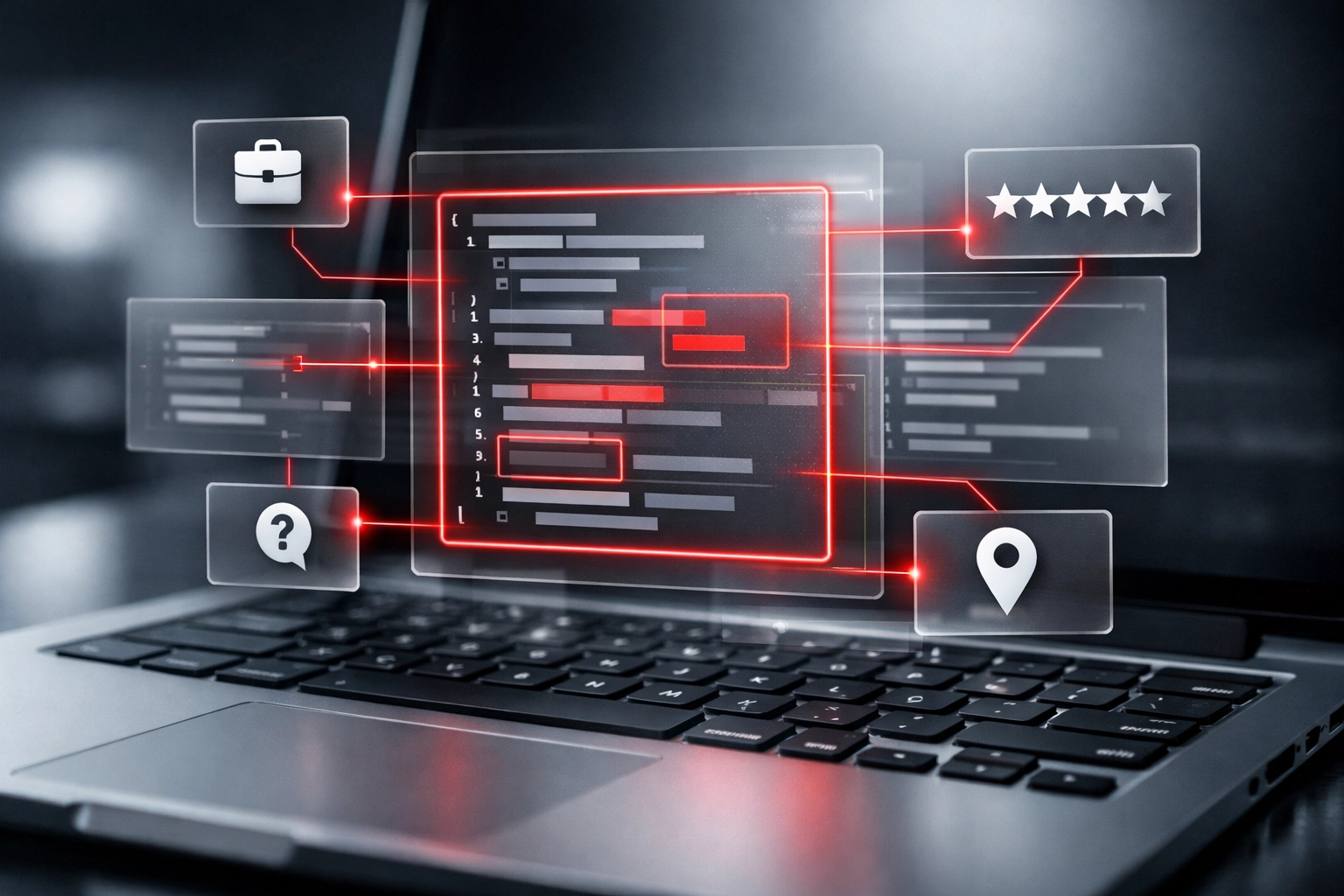 Implementing structured data and JSON-LD schema markup for better AI SEO visibility and readability.