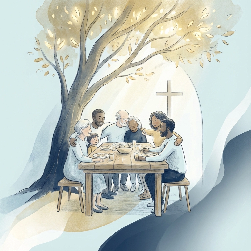 Sunday morning rolls around, and you show up to church with the same routine: find your seat, smile politely at familiar faces, sing along, listen to the sermon, and head home. Sound familiar? If church feels more like a weekly event than a family gathering, you're not alone. Many believers find themselves longing for deeper connection but aren't quite sure how to move from Sunday acquaintance to genuine Christian community. The good news? True Christian community isn't just a nice-to-have: it's exactly what God designed for His people. And creating that family feeling doesn't require a complete church overhaul or waiting for leadership to make the first move. It starts with understanding what real community looks like and taking simple, intentional steps to build it.  What Makes Church Feel Like Family?  Real Christian community goes way beyond showing up in the same building once a week. It's built on four foundational practices that the early church mastered: devoted teaching, authentic fellowship, sharing meals together, and committed prayer. These aren't just church activities: they're the building blocks of intimate, meaningful relationships that transform a group of individuals into a spiritual family. At its heart, family-like community is marked by unity of mind and heart. This doesn't mean everyone thinks exactly alike (thank goodness for that!), but rather that members share a common purpose in Christ that's bigger than personal preferences or differences. It's a place where grace flows freely, where mistakes are met with forgiveness, and where people feel genuinely known and loved for who they are. The secret ingredient? Vulnerability. You can't build authentic community if everyone's wearing masks and playing the "I've got it all together" game. True family happens when people feel safe enough to share their real struggles, celebrate genuine victories, and ask for help when they need it. It's messy, it's beautiful, and it's exactly what the body of Christ is supposed to look like.  The Power of Proximity and Consistency  One of the biggest challenges to building church community in today's world is our scattered, busy lifestyles. We live in different neighborhoods, work different schedules, and often struggle to find time for meaningful connection beyond Sunday morning. But here's where intentionality makes all the difference. Proximity doesn't necessarily mean living on the same street (though that's pretty amazing when it happens). It means making deliberate choices to "do life together": whether that's grabbing coffee regularly, texting throughout the week, or simply being present and available when someone needs support. Consistency is what transforms casual friendship into family bonds. It's showing up week after week, being reliable, and creating rhythms that allow relationships to deepen over time. Think about your closest friendships: they didn't develop overnight, did they? They grew through consistent investment, shared experiences, and mutual commitment. This consistency becomes the training ground for learning how to love well. When you're committed to working through disagreements, supporting each other through tough seasons, and celebrating together during good times, you're not just building friendships: you're practicing the kind of enduring love that reflects God's heart.  Small Groups: Where Community Really Happens  While Sunday worship brings the whole church family together, real community often flourishes in smaller, more intimate settings. Small groups provide the perfect environment for people to connect on a deeper level, share scripture meaningfully, and experience the kind of authentic fellowship that's hard to achieve in larger gatherings. The beauty of small groups is that they create space for everyone to participate. In a group of eight to twelve people, there's room for the quiet person to share their thoughts, the struggling person to ask for prayer, and the experienced believer to offer wisdom and encouragement. It's where Sunday's sermon gets processed, where questions get asked, and where faith becomes personal and practical. Don't wait for the perfect small group to appear: sometimes the best communities start with just two or three people committed to meeting regularly. Whether it's a Bible study, a book club, a service project group, or simply friends who commit to checking in with each other weekly, small beginnings often lead to transformational community.  Taking Personal Initiative  Want to know the fastest way to experience community? Stop waiting for it to happen to you and start creating it for others. Some of the most connected people in churches aren't the naturally outgoing ones: they're the ones who've learned to take simple, intentional steps to build relationships. Open your home.  There's something magical about sharing a meal in someone's living room that just doesn't happen in church hallways. It doesn't have to be fancy: pizza and paper plates work just fine. The goal is creating a relaxed environment where people can really talk and get to know each other. Be a connector.  Pay attention to the people around you. When you notice someone new, introduce them to others. When you see two people who share common interests, make the connection. Sometimes the greatest gift you can give someone is helping them find their tribe within the larger church family. Listen well.  Ask thoughtful questions and genuinely listen to the answers. Put away your phone, make eye contact, and show people that their stories matter. Some of the deepest friendships start with one person who really cares enough to ask "How are you doing?" and actually wait for a real answer. Initiate prayer.  When someone shares a struggle or concern, don't just say "I'll pray for you" (though that's good too). Ask if you can pray with them right then and there. There's something powerful about praying together that instantly deepens connection and shows genuine care.  Building Community Structure  While individual initiative is crucial, sustainable community also benefits from intentional structure. This might mean starting a regular Bible study group, organizing monthly service projects, or creating opportunities for fun activities that help people connect in relaxed settings. The key is variety. Some people connect best over deep theological discussions, others through serving together, and still others through shared hobbies or interests. A healthy church community provides multiple entry points for relationship-building. Consider rotating hosting duties for gatherings, so the burden doesn't fall on one person. Plan activities that include different age groups and life stages. Create opportunities for both vulnerability and fun: maybe a serious prayer meeting one week and a game night the next.  Engaging Authentically  True community requires moving beyond surface-level interactions to authentic engagement. This means being genuinely interested in others' growth and well-being, not just using relationships to meet your own needs. Authentic community is rooted in shared devotion to God's Word. When a group commits to studying scripture together, applying biblical truth to real-life situations, and encouraging each other's spiritual growth, relationships deepen naturally. The Bible becomes the common ground that unites different personalities and backgrounds. It also means being present with others consistently: not just during church services, but in homes, coffee shops, and everyday life. Hospitality becomes a way of life, not just something you do occasionally when you feel like it.  Making It Happen  If your church doesn't currently feel like family, don't lose hope. Every strong community started with someone who was willing to take the first step. Maybe that someone is you. Start small. Invite one or two people to meet regularly for coffee, a meal, or to discuss a passage of scripture. Pray for God to bring like-minded people into your life who share your desire for deeper community. Be patient: real relationships take time to develop. Look for natural connection points. Do you have kids the same age as other families? Are you all navigating similar life stages? Do you share common interests or passions? These can become the foundation for relationships that grow into spiritual family. Remember that building community is ultimately about serving others, not just getting your own needs met. When you focus on creating the kind of environment where others can thrive and feel loved, you'll often find that your own need for belonging gets met in the process. The truth is, God designed us for community. We're not meant to walk through life: or faith: alone. When church truly feels like family, it becomes a glimpse of heaven on earth, where people are known, loved, and supported through every season of life. So take that first step. Open your home, start that conversation, send that text, or organize that gathering. Your church family is waiting: it just might need someone like you to help bring it together. Ready to build deeper connections in your faith community? Start by visiting our church community resources  and discover practical ways to grow in Christian fellowship and leadership.