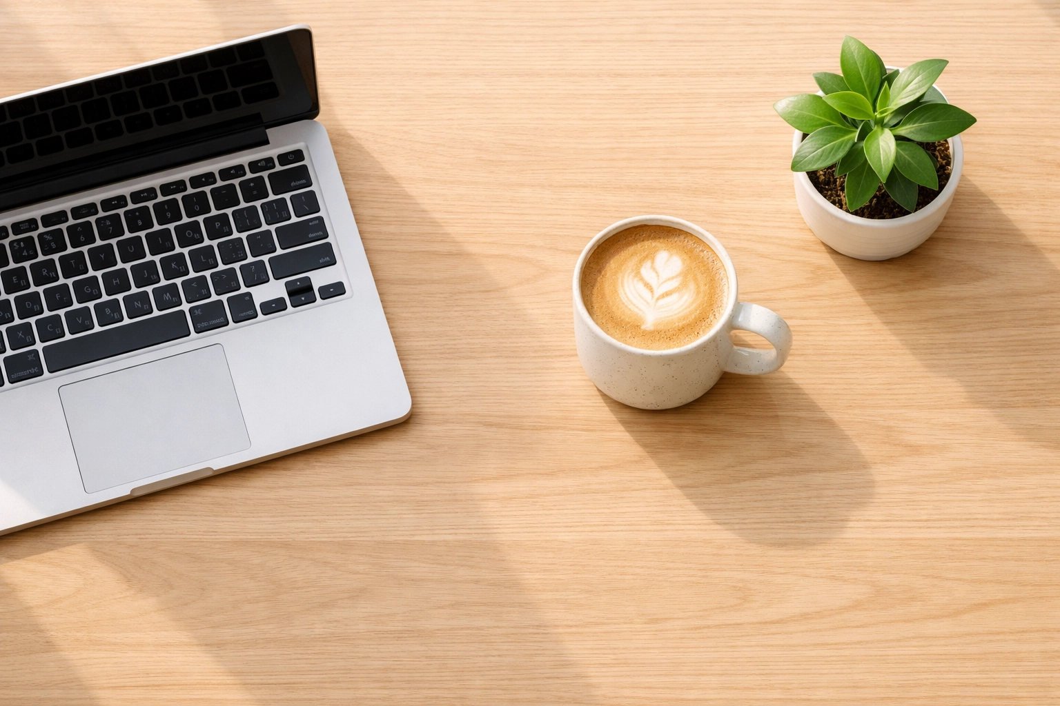 An organized hotel back office workspace showing streamlined financial reconciliation through automated software.