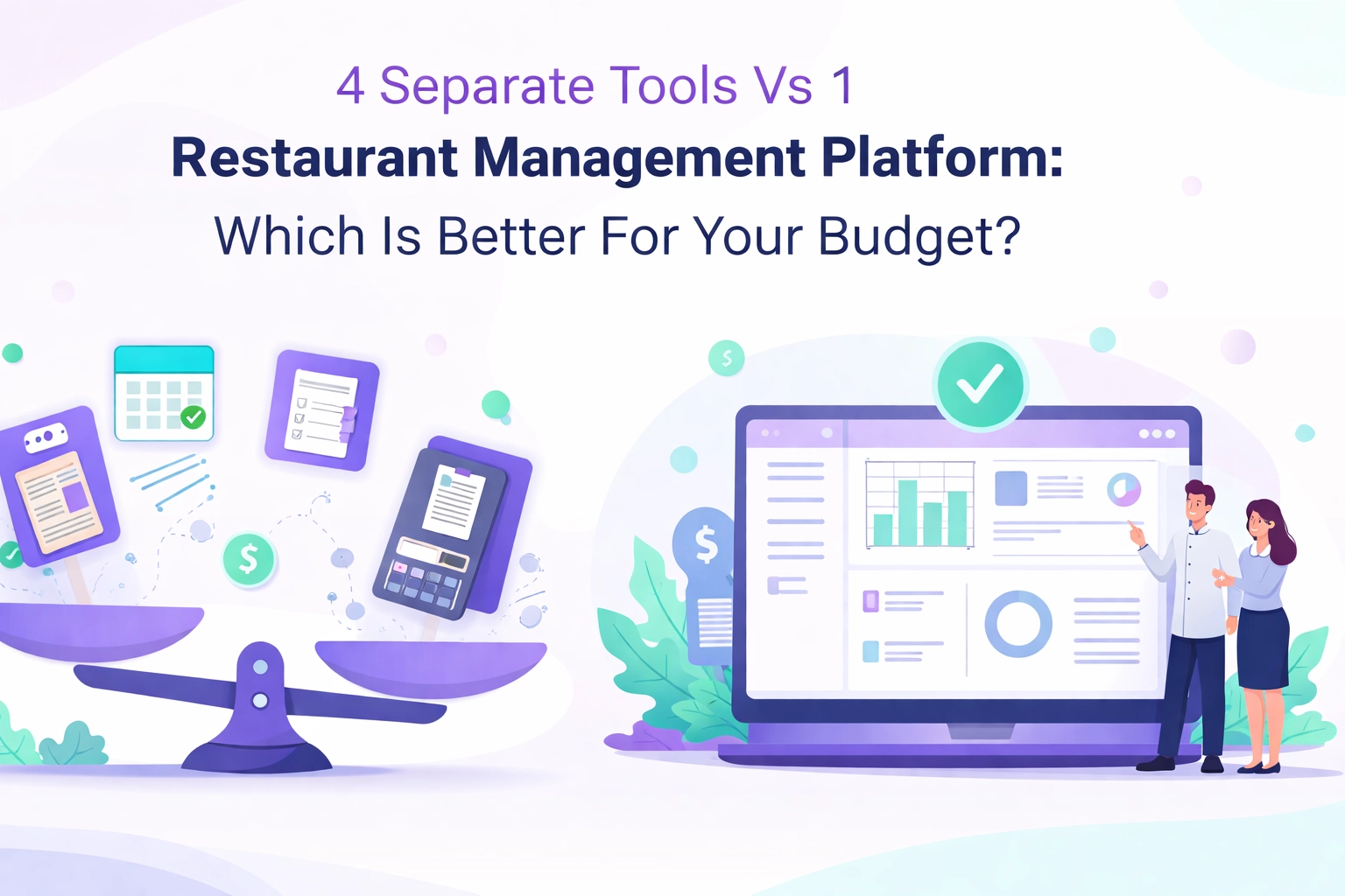 4 Separate Tools Vs 1 Restaurant Management Platform: Which Is Better For Your Budget?