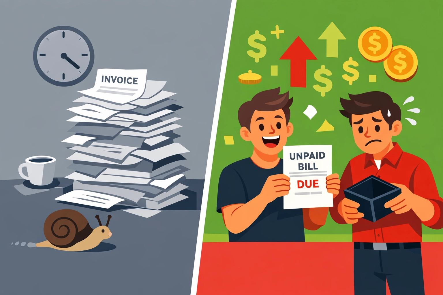 Slow manual invoicing process delaying plumbing business cash flow