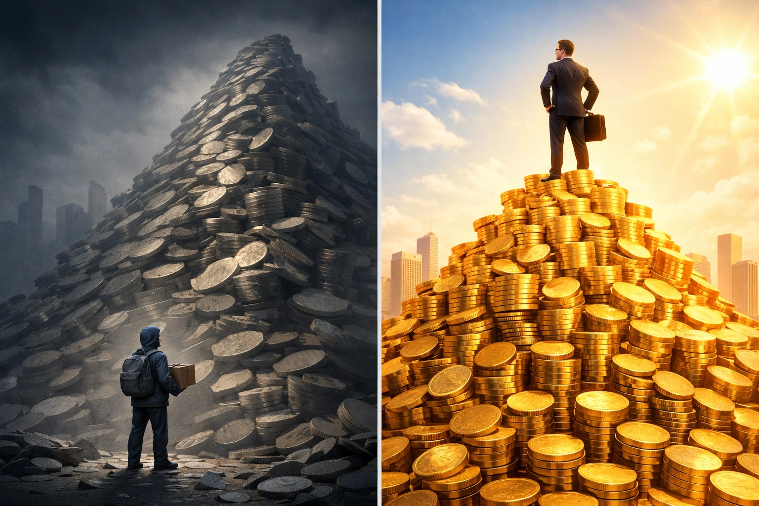 Small business versus enterprise pricing tiers showing volume discrimination in crypto payment gateways