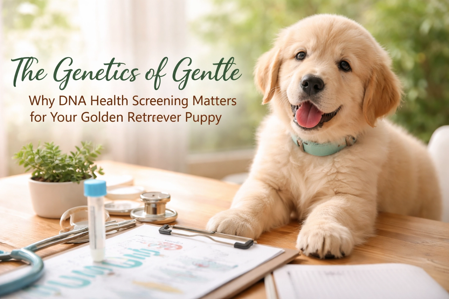 [HERO] The Genetics of Gentle: Why DNA Health Screening Matters for Your Golden Retriever Puppy