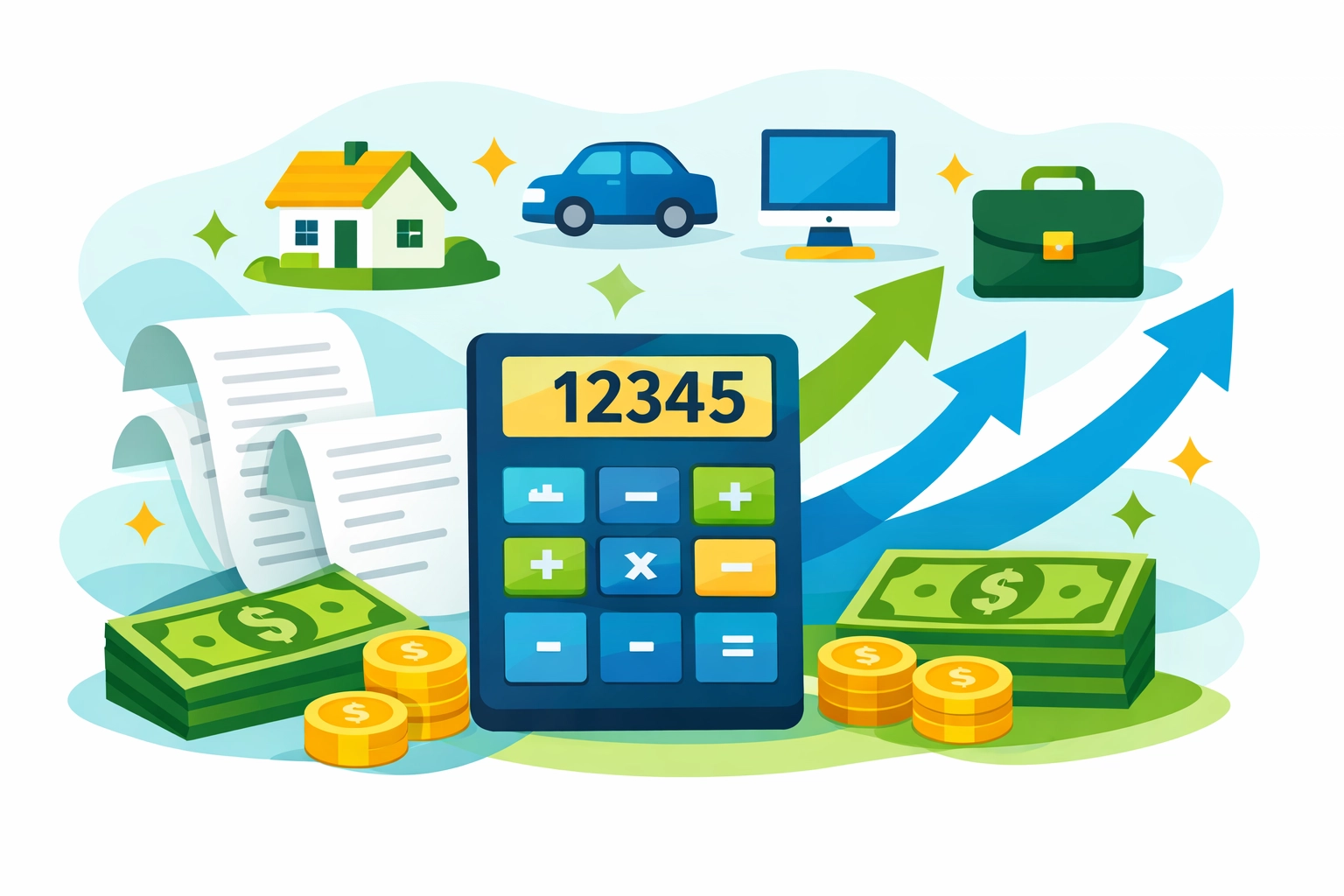 Organized tax deductions and receipts for side hustle bookkeeping