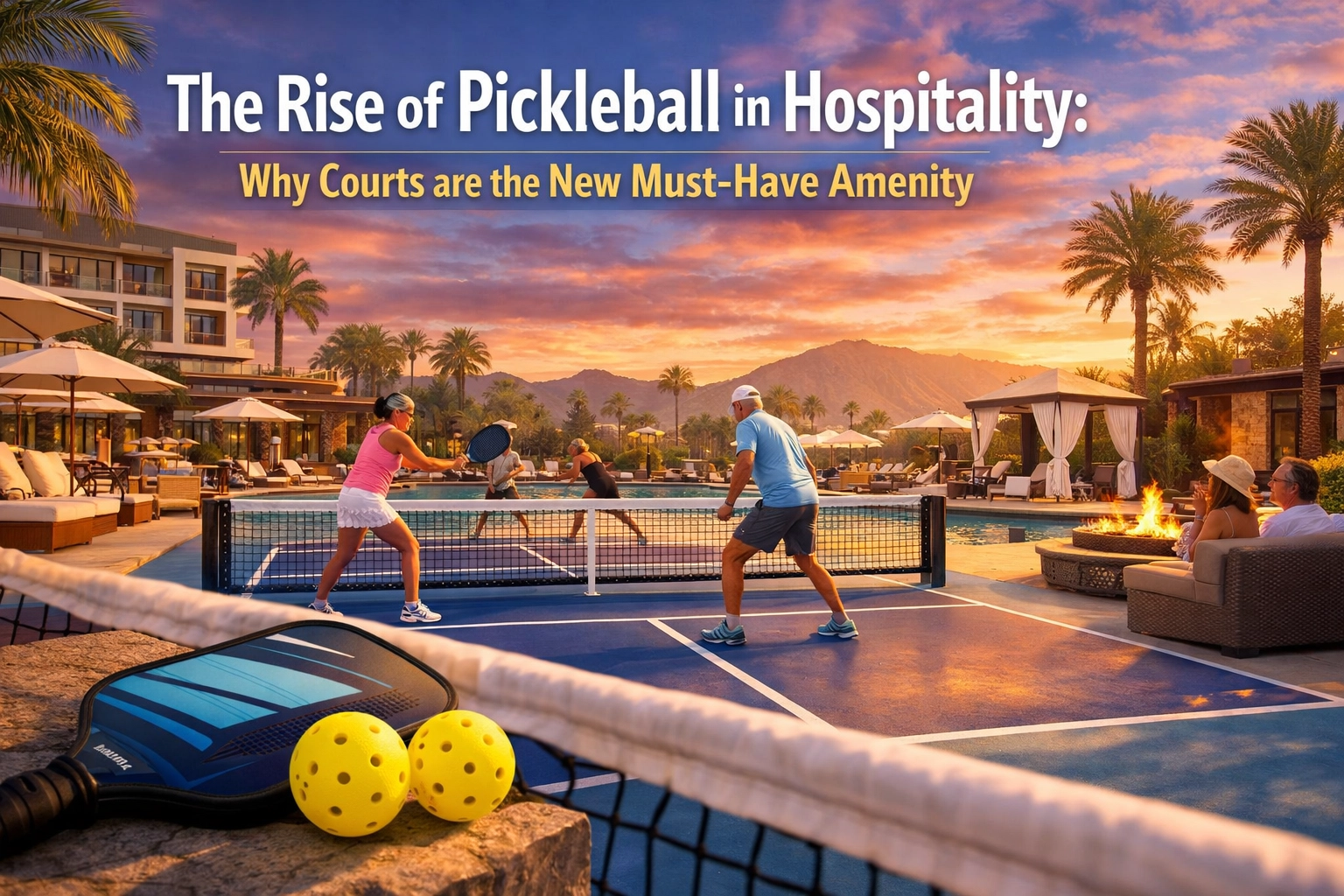[HERO] The Rise of Pickleball in Hospitality: Why Courts are the New Must-Have Amenity