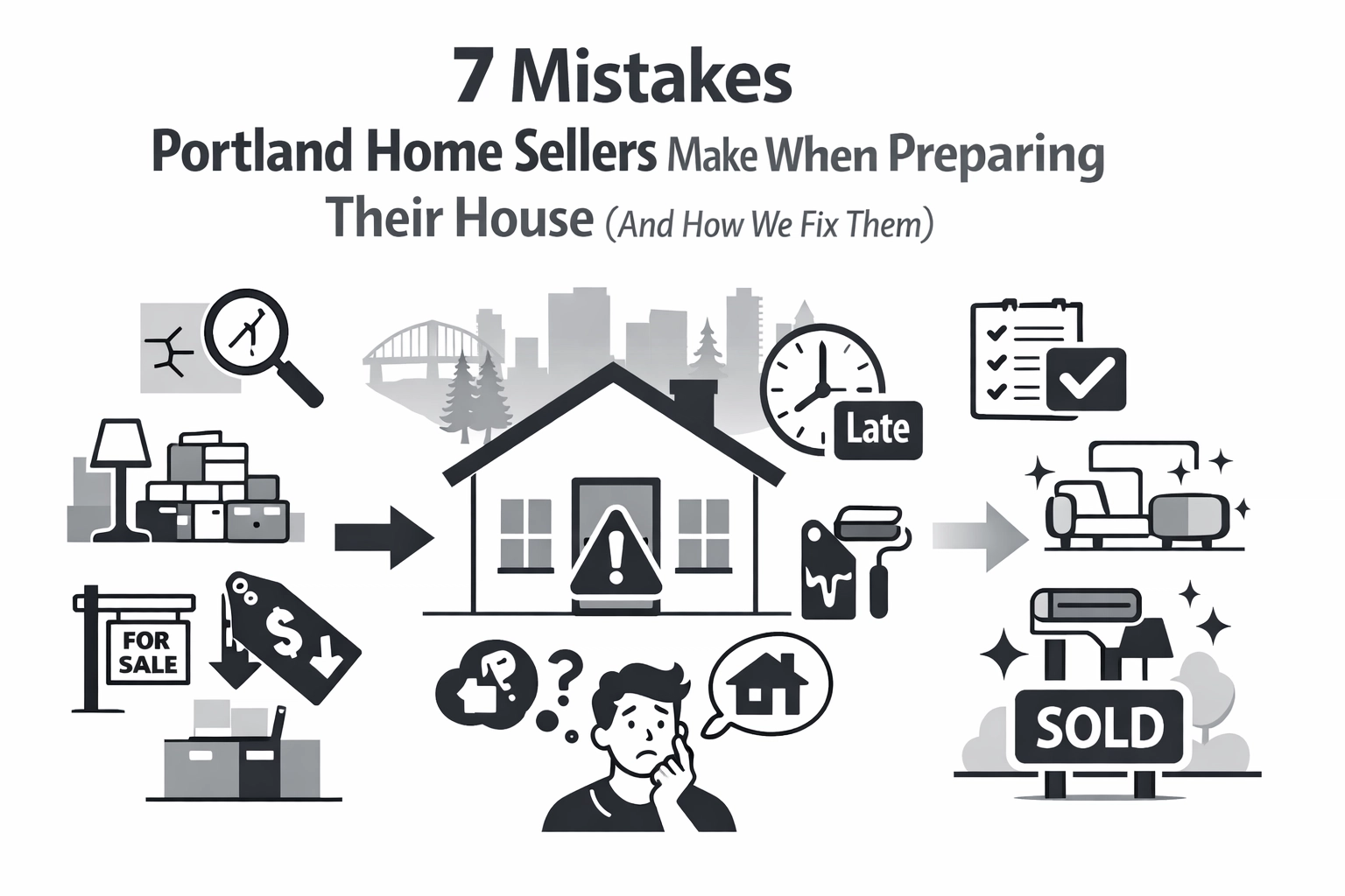 [HERO] 7 Mistakes Portland Home Sellers Make When Preparing Their House (And How We Fix Them)