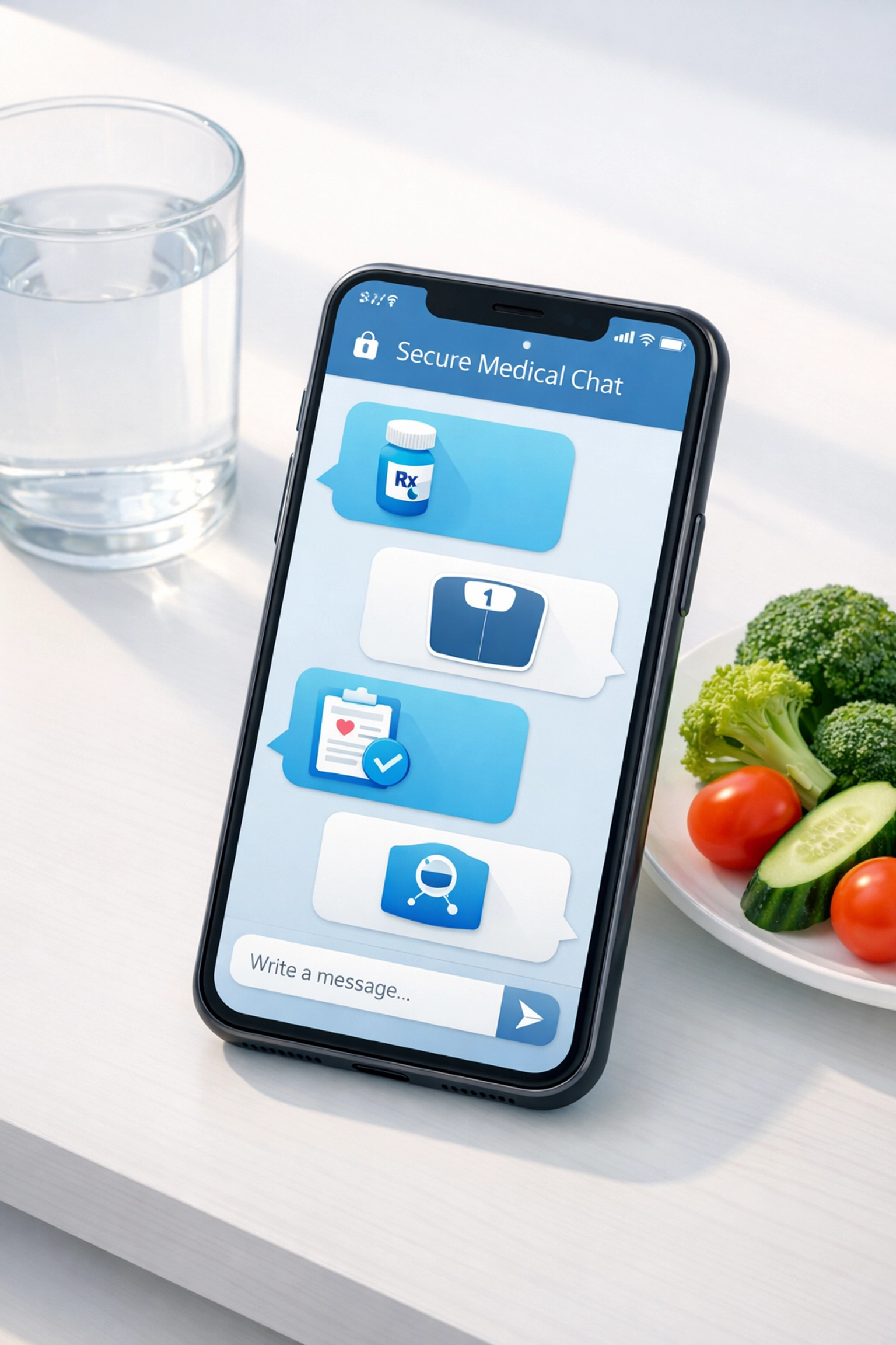 Online doctor consultation via smartphone for Wegovy and Zepbound weight loss prescriptions