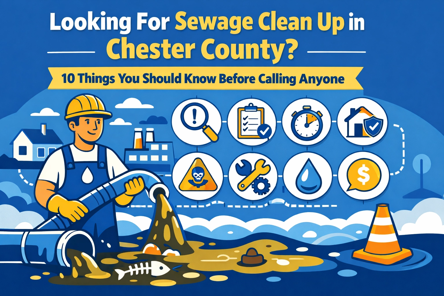 [HERO] Looking For Sewage Clean Up in Chester County? 10 Things You Should Know Before Calling Anyone
