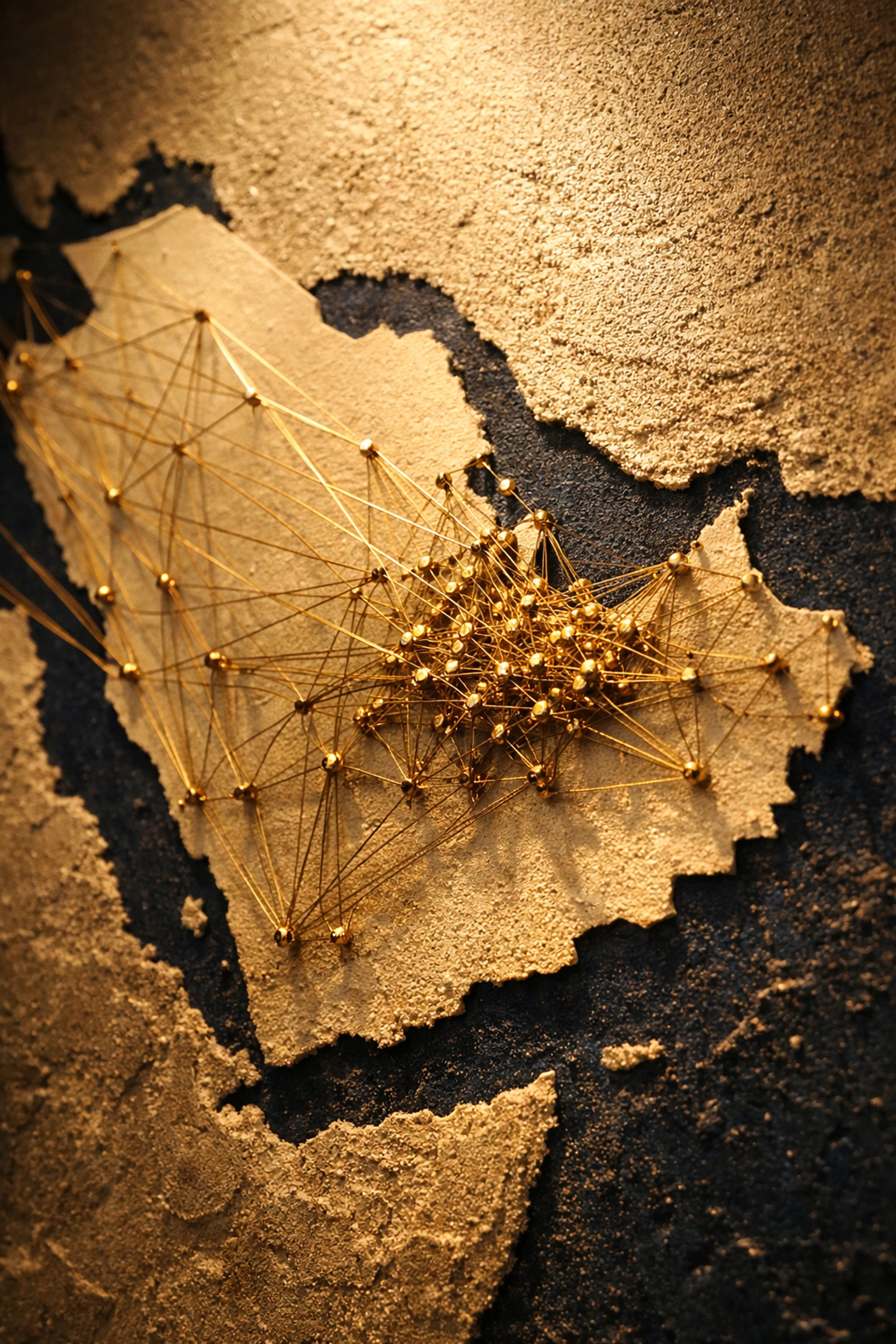 GCC business network connections map across Arabian Peninsula showing SWF relationships