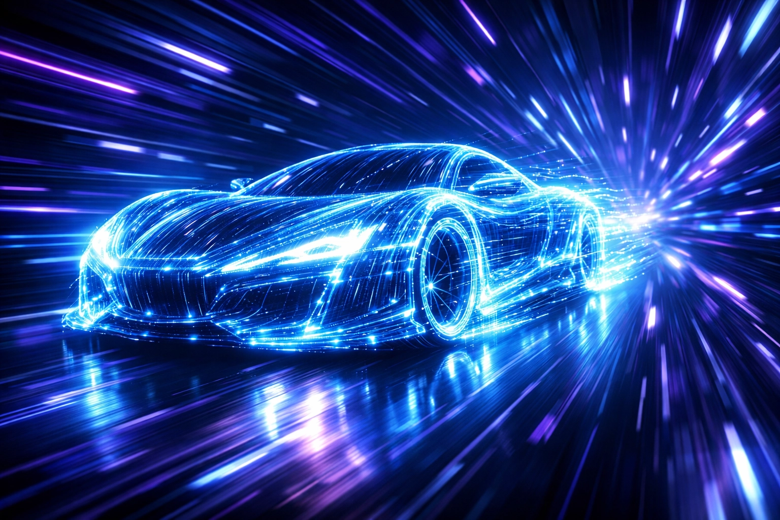 Visual representation of high-speed website performance and SEO optimization for lightning-fast load times.